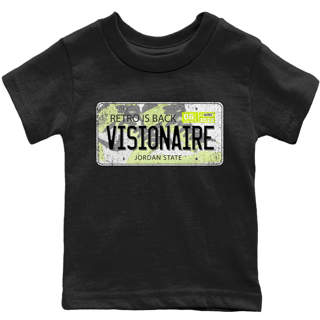 Jordan 1 Visionaire Sneaker Matching T-Shirt Jordan Plate Sneaker Tees Jordan 1 Visionaire Sneaker Release Tees Kids Shirts