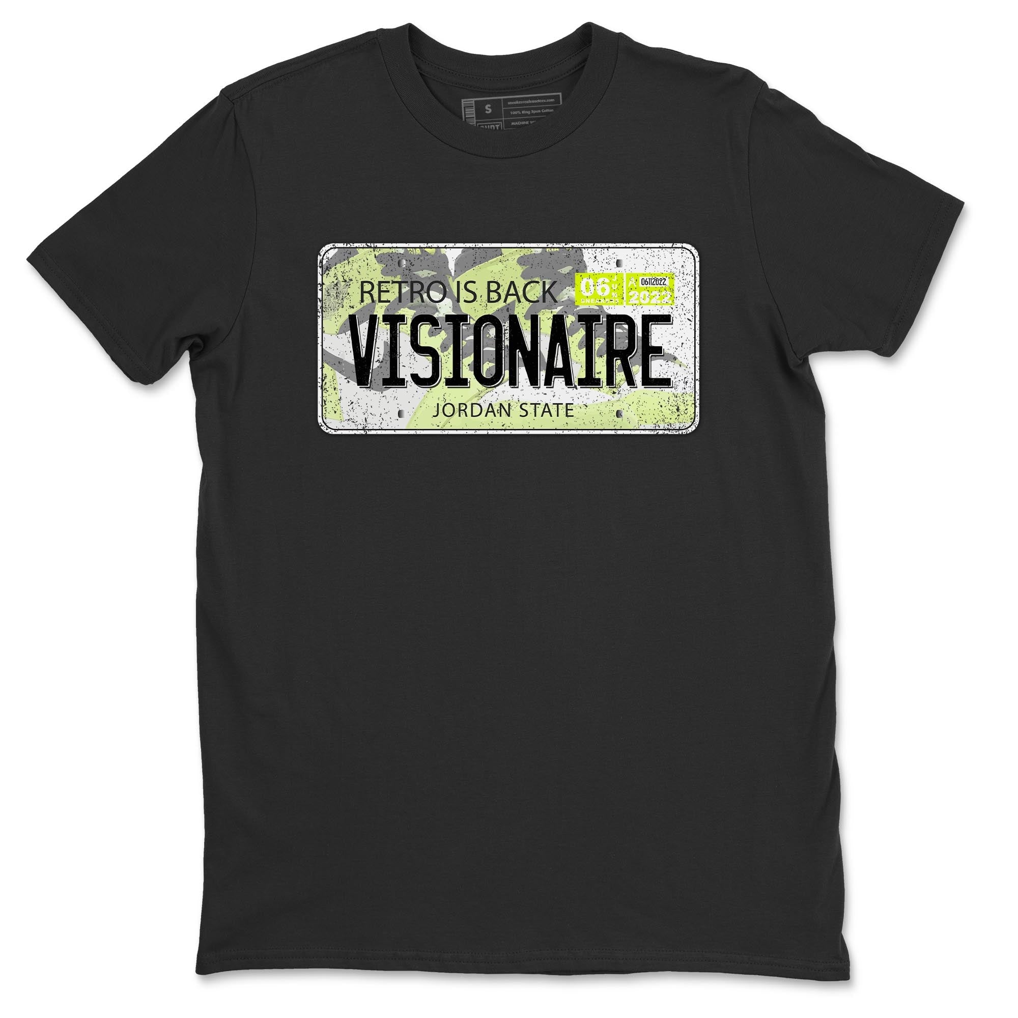Jordan 1 Visionaire Sneaker Matching T-Shirt Jordan Plate Sneaker Tees Jordan 1 Visionaire Sneaker Release Tees Crew Neck Tees