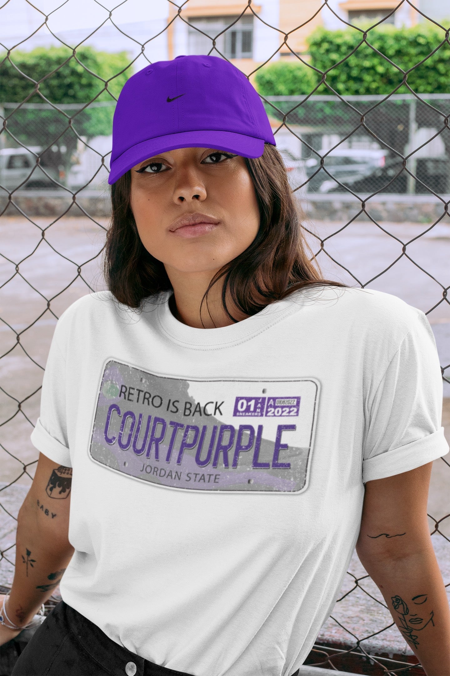 Jordan 13 Court Purple Shirt To Match Jordans Jordan Plate Sneaker Tees Jordan 13 Court Purple Drip Gear Zone Sneaker Matching Clothing Unisex Shirts