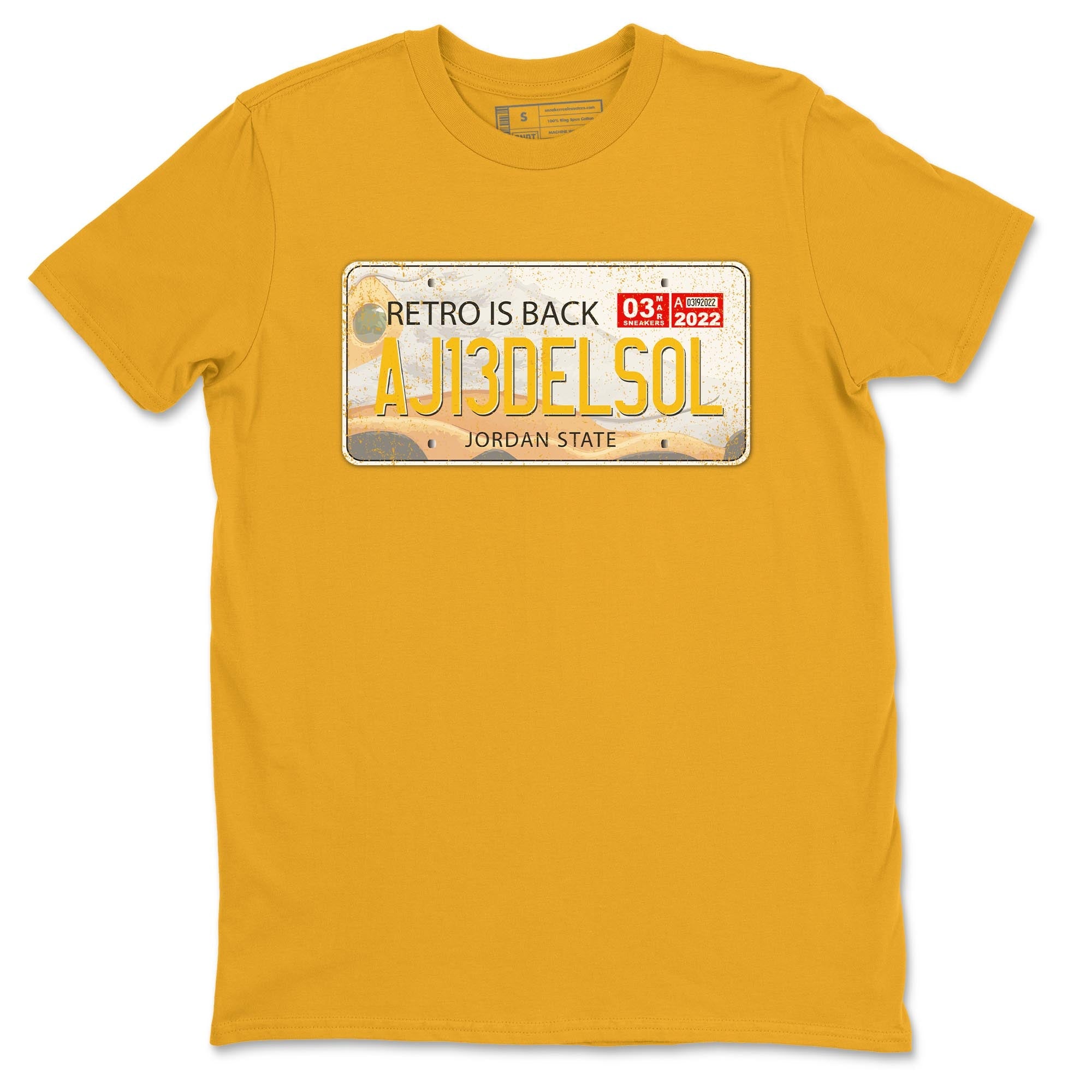 Jordan 13 Del Sol Shirt To Match Jordans Jordan Plate Sneaker Tees Jordan 13 Del Sol Drip Gear Zone Sneaker Matching Clothing Unisex Shirts