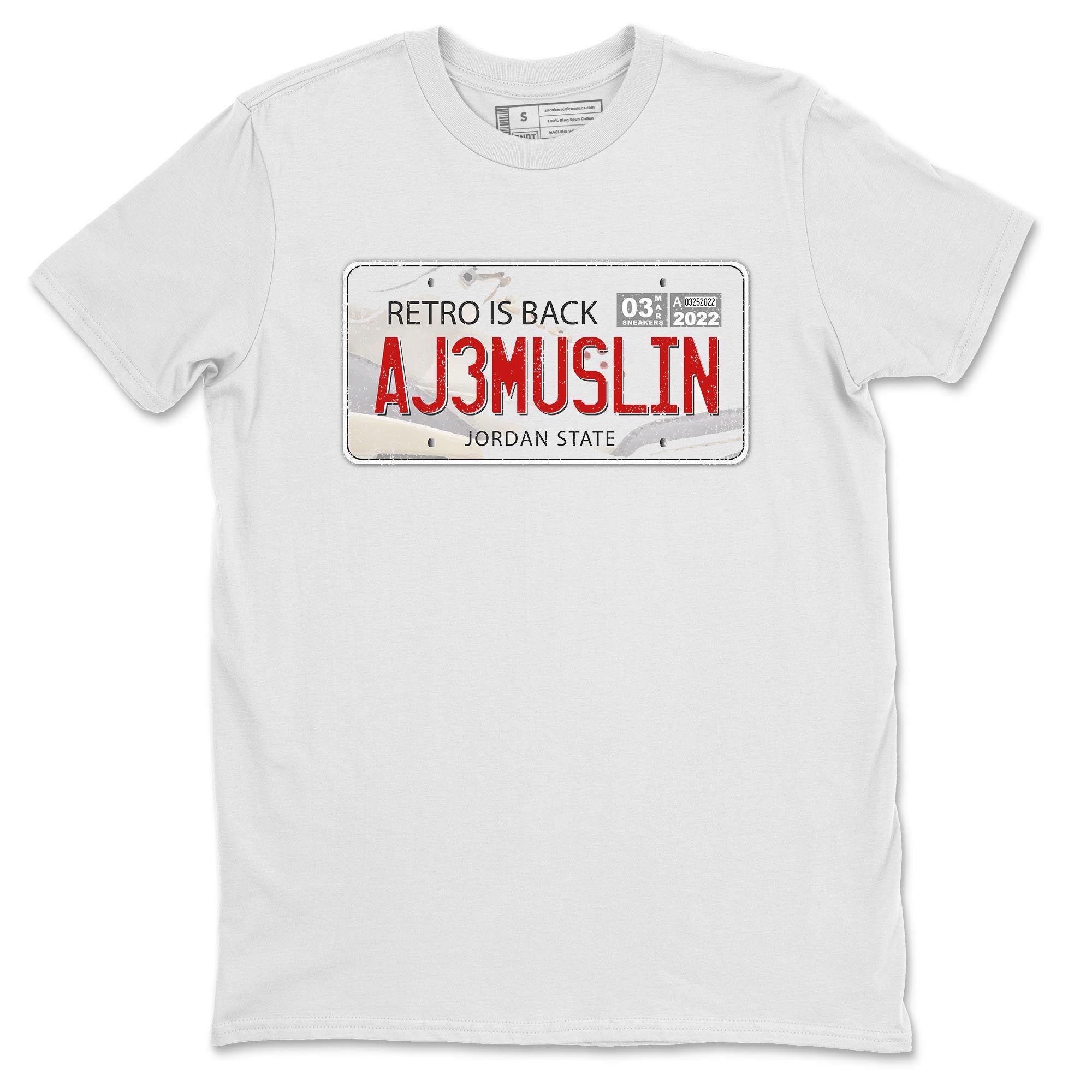 Jordan 3 Muslin Shirt To Match Jordans Jordan Plate Sneaker Tees Jordan 3 Muslin Drip Gear Zone Sneaker Matching Clothing Unisex Shirts