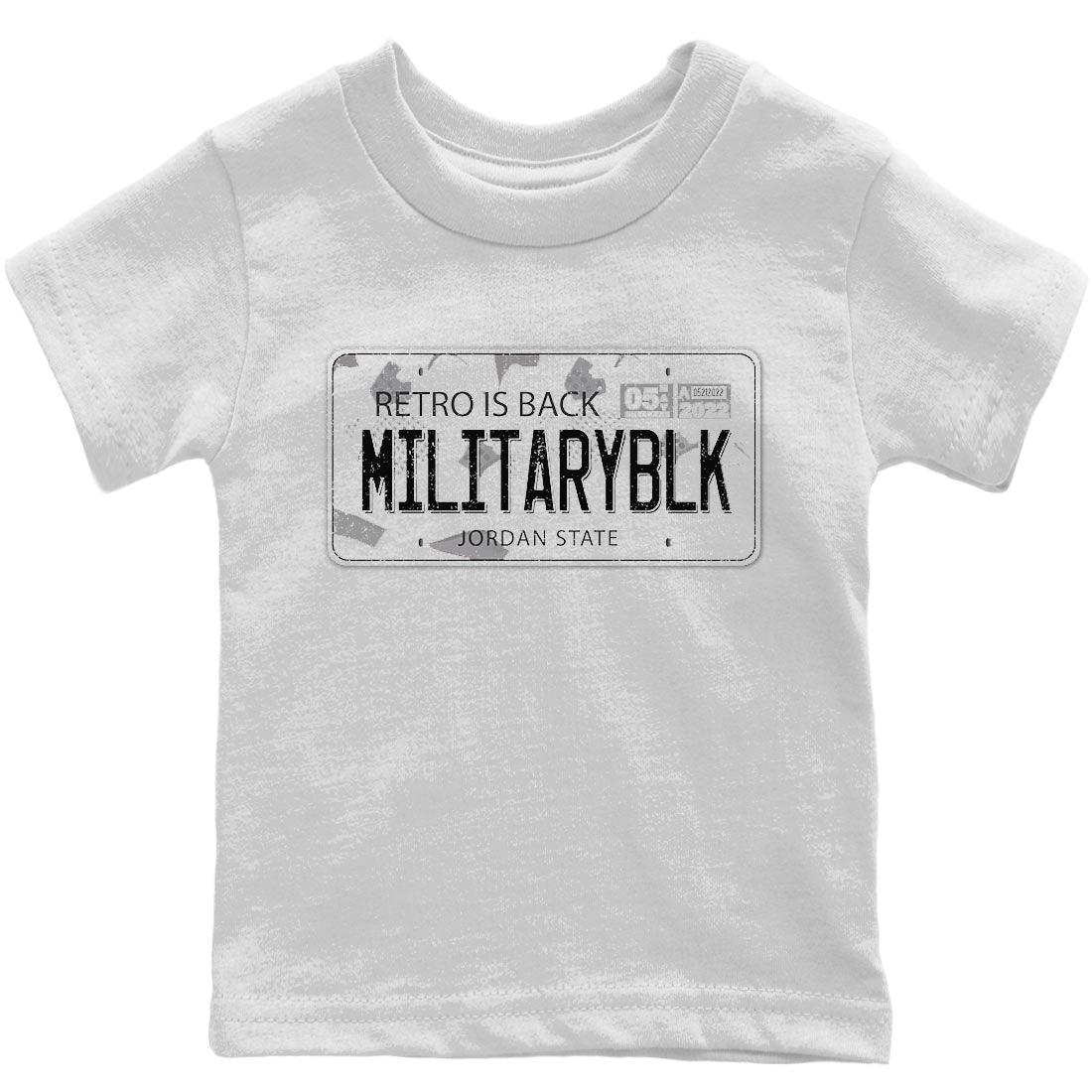 Jordan 4 Military Black Sneaker Matching T-Shirt Jordan Plate Sneaker Tees Jordan 4 Military Black Sneaker Release Tees Kids Shirts
