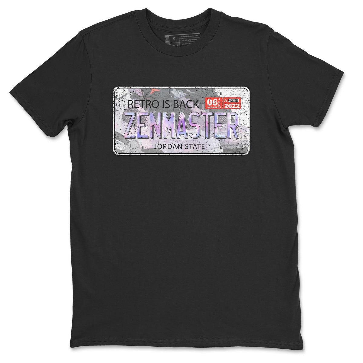 Jordan 4 Zen Master Sneaker Matching T-Shirt Jordan Plate Sneaker Tees Jordan 4 Zen Master Sneaker Release Tees Crew Neck Tees