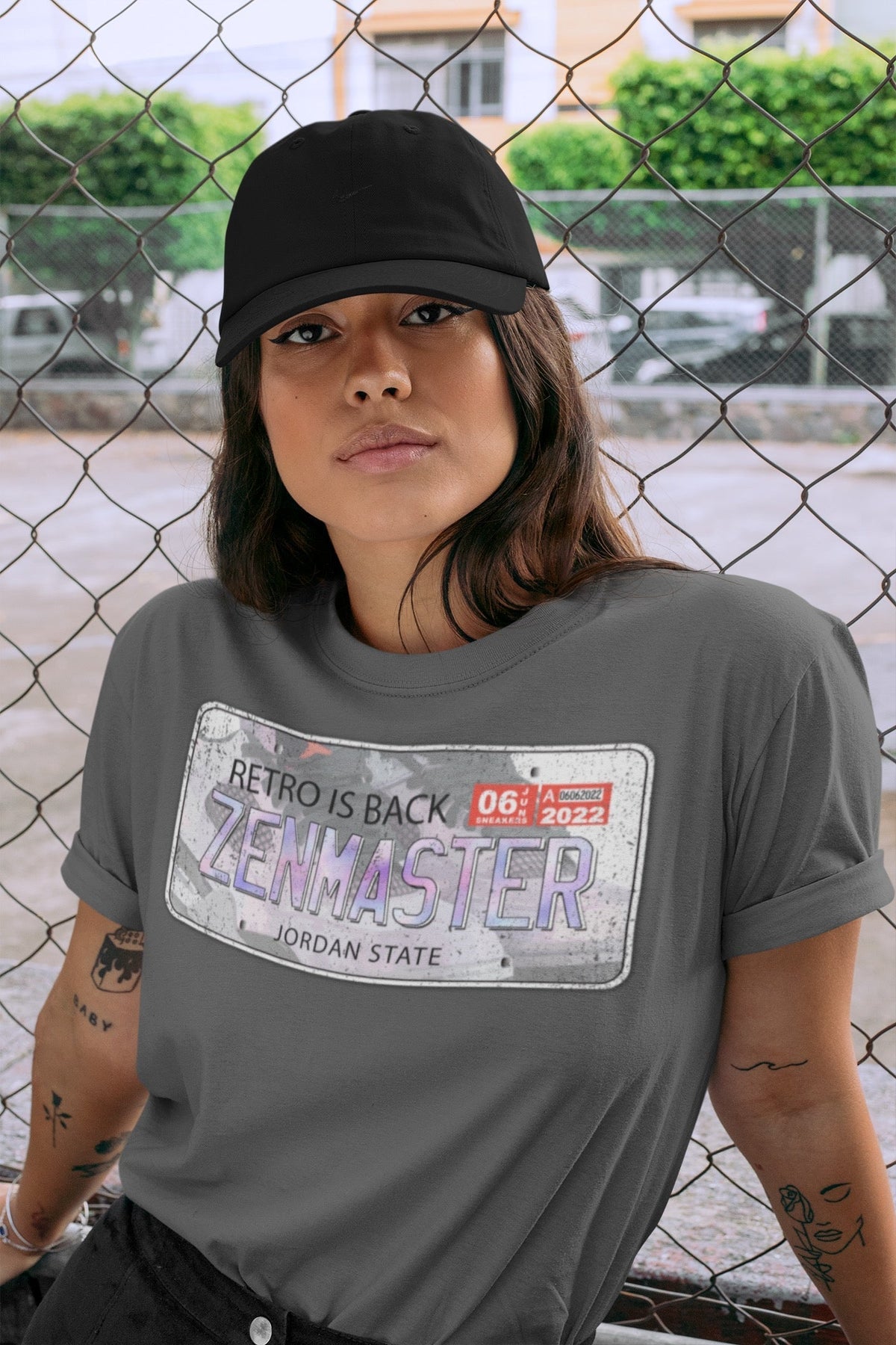 Jordan 4 Zen Master Sneaker Matching T-Shirt Jordan Plate Sneaker Tees Jordan 4 Zen Master Sneaker Release Tees Crew Neck Tees