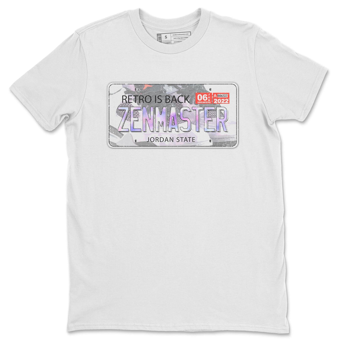 Jordan 4 Zen Master Sneaker Matching T-Shirt Jordan Plate Sneaker Tees Jordan 4 Zen Master Sneaker Release Tees Crew Neck Tees