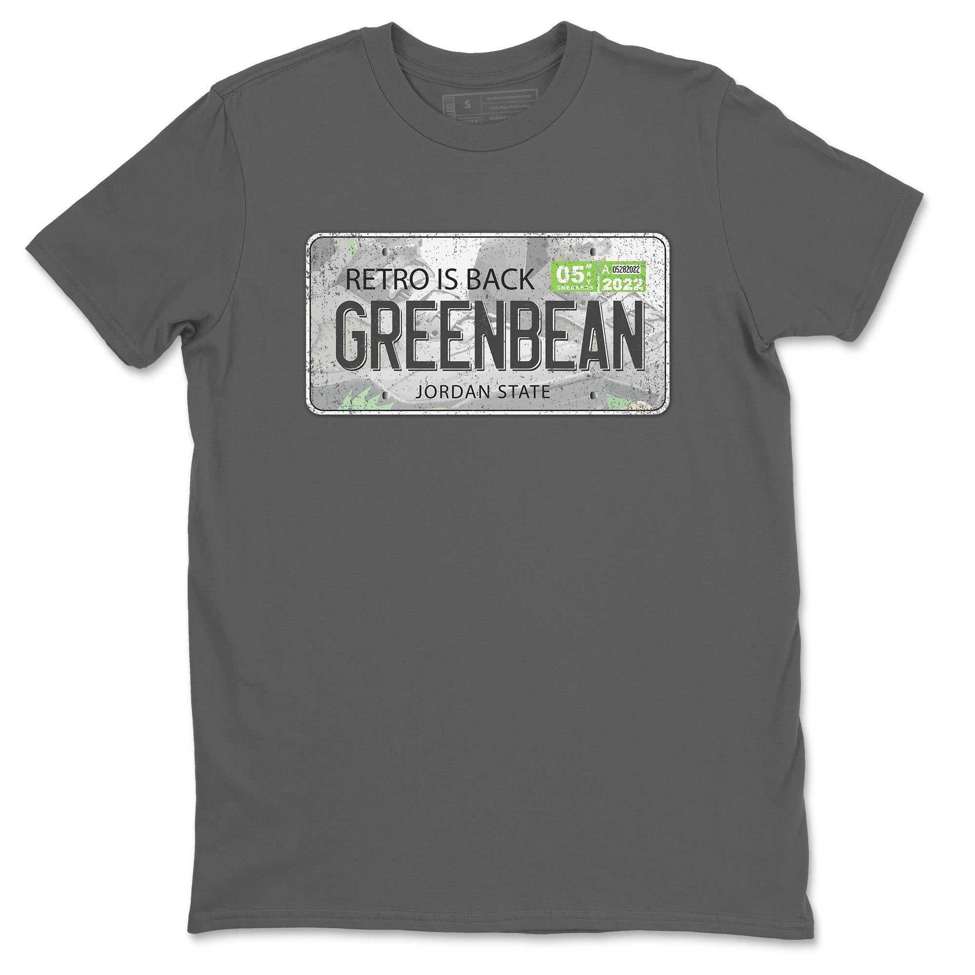 Jordan 5 Green Bean Sneaker Matching T-Shirt Jordan Plate Sneaker Tees Jordan 5 Green Bean Sneaker Release Tees Crew Neck Tees