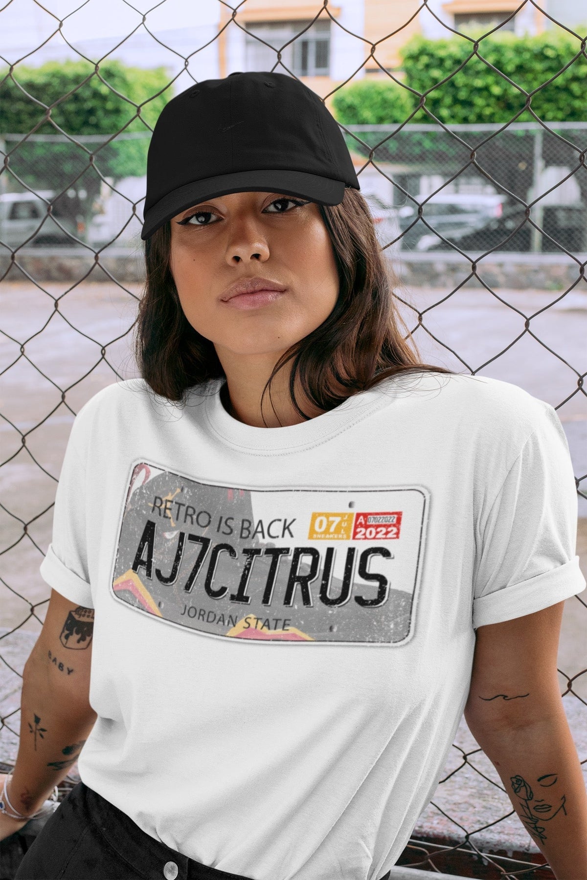 Jordan 7 Citrus Shirt To Match Jordans Jordan Plate Sneaker Tees Jordan 7 Citrus Drip Gear Zone Sneaker Matching Clothing Unisex Shirts