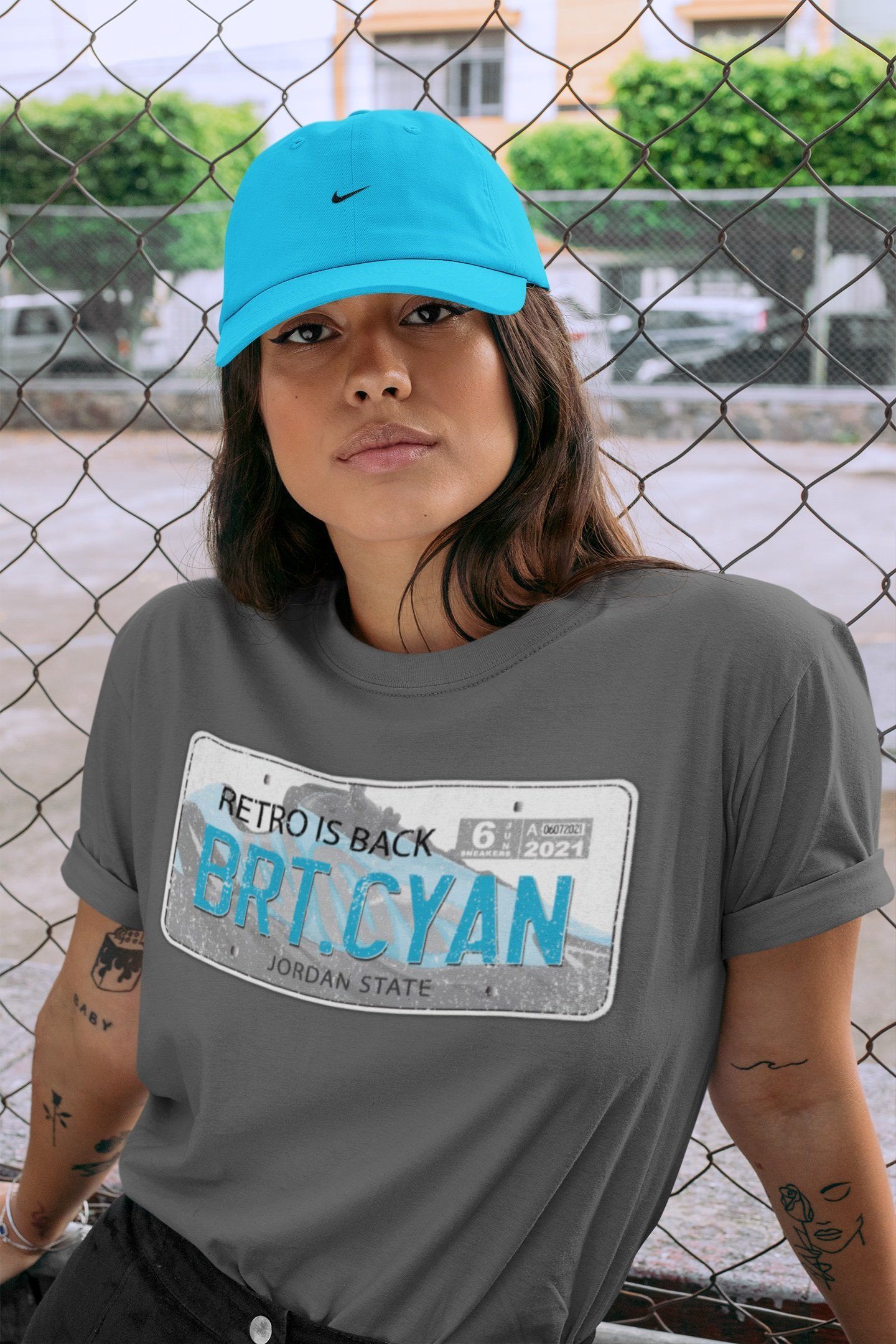Yeezy 700 Bright Cyan Shirt To Match Jordans Jordan Plate Sneaker Tees Yeezy 700 Bright Cyan Drip Gear Zone Sneaker Matching Clothing Unisex Shirts