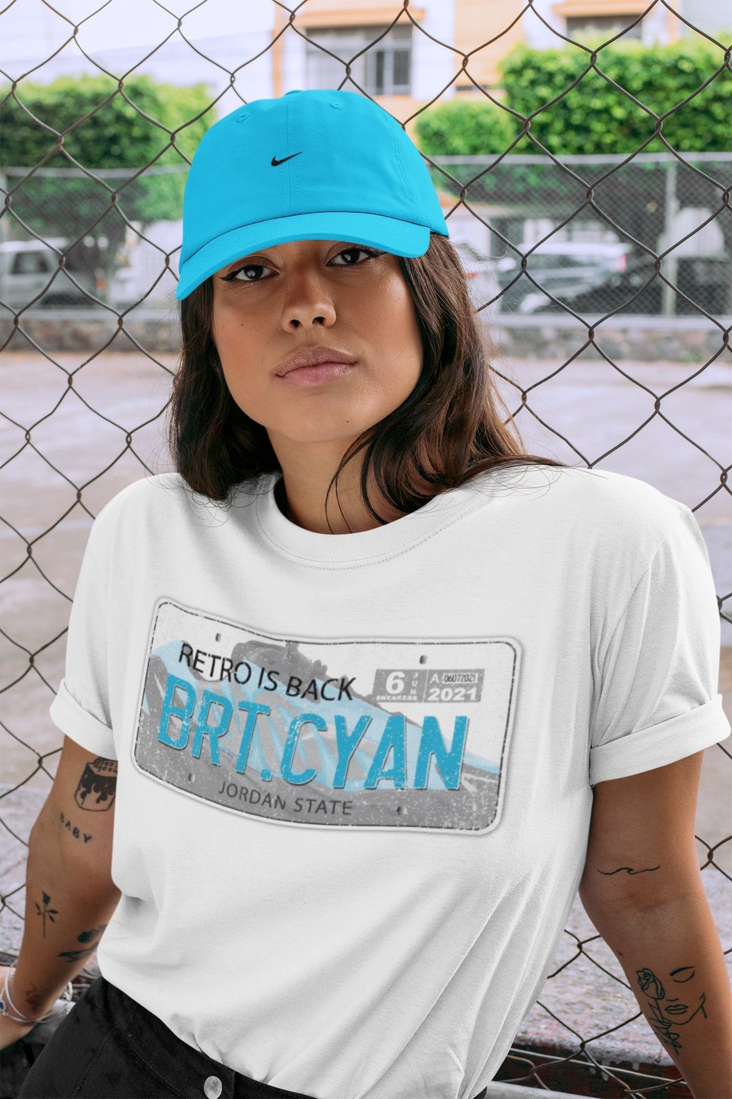 Yeezy 700 Bright Cyan Shirt To Match Jordans Jordan Plate Sneaker Tees Yeezy 700 Bright Cyan Drip Gear Zone Sneaker Matching Clothing Unisex Shirts