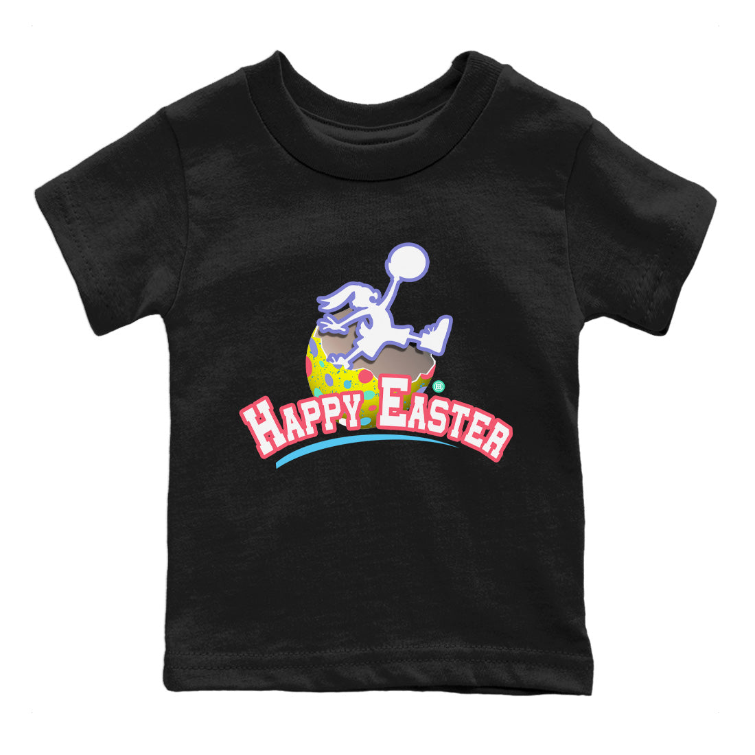 Dunk Easter Candy Sneaker Match Tees Jumpman Bunny Streetwear Sneaker Shirt Holiday Easter T-Shirt Sneaker Release Tees Kids Shirts Black 2