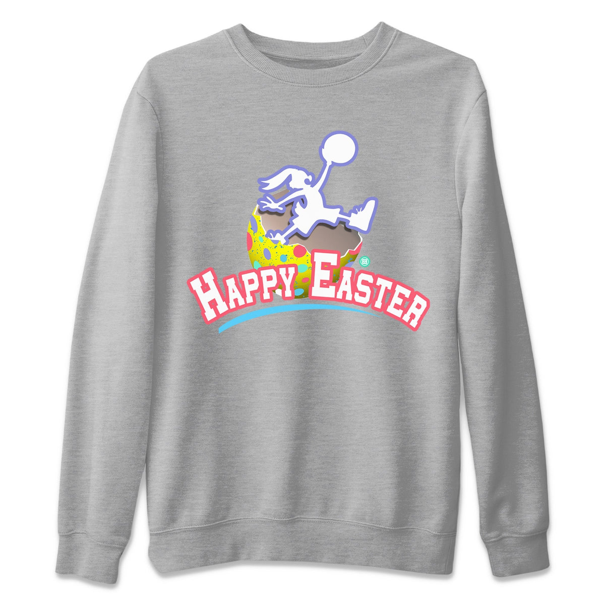 Dunk Easter Candy Sneaker Match Tees Jumpman Bunny Streetwear Sneaker Shirt Holiday Easter T-Shirt Sneaker Release Tees Unisex Shirts Heather Grey 2