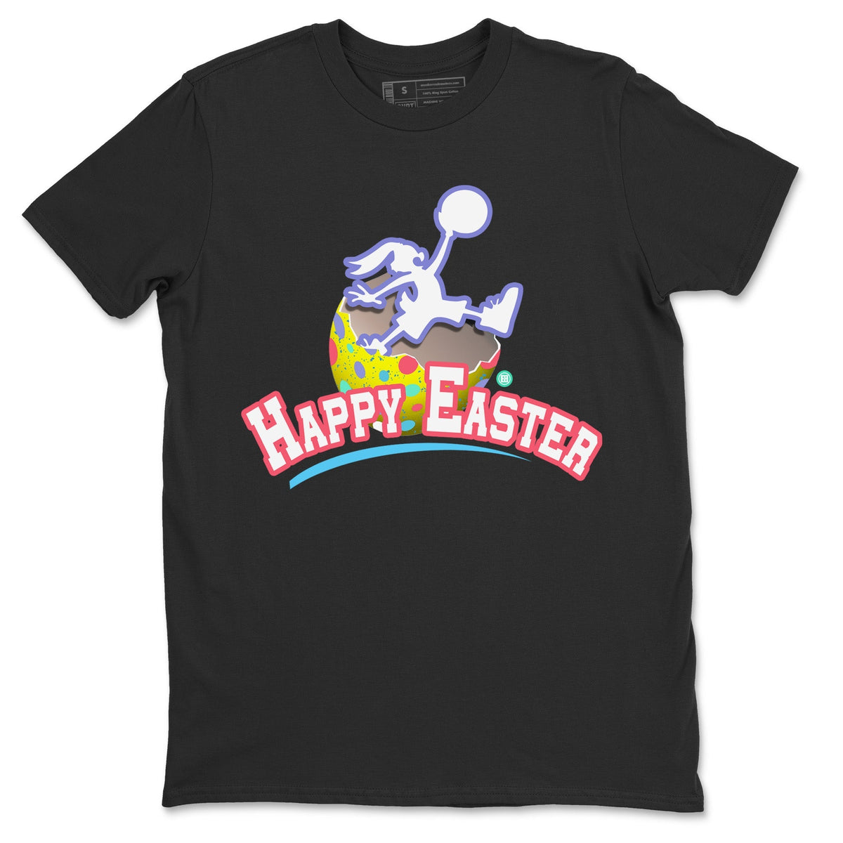 Dunk Easter Candy Sneaker Match Tees Jumpman Bunny Streetwear Sneaker Shirt Holiday Easter T-Shirt Sneaker Release Tees Unisex Shirts Black 2
