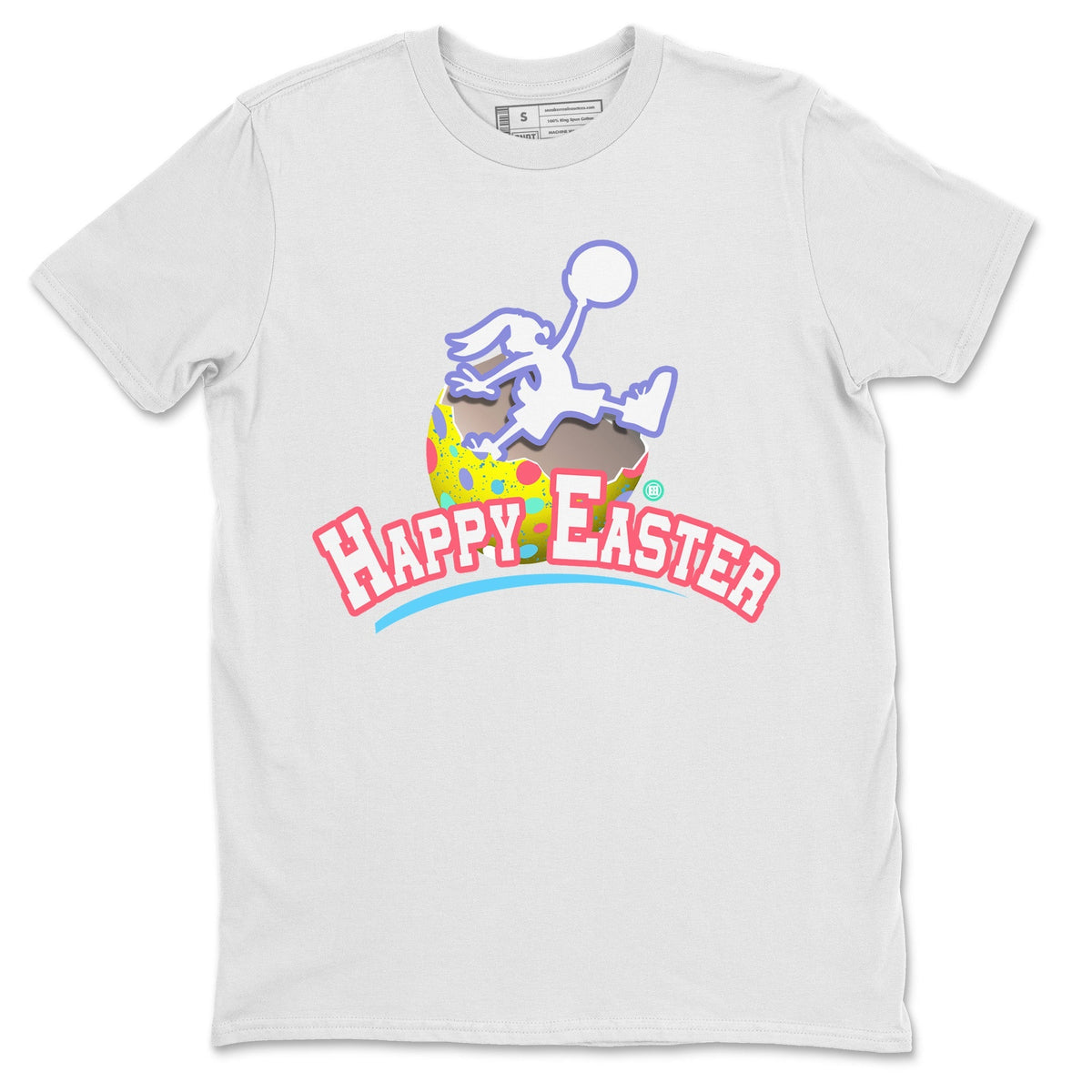 Dunk Easter Candy Sneaker Match Tees Jumpman Bunny Streetwear Sneaker Shirt Holiday Easter T-Shirt Sneaker Release Tees Unisex Shirts White 2
