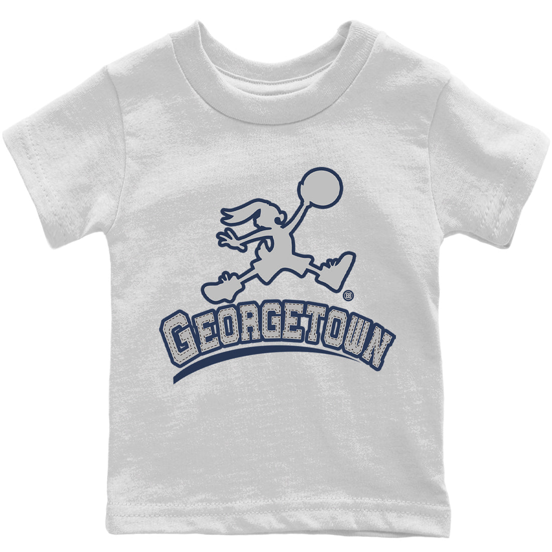 Jordan 6 Georgetown Sneaker Matching T-Shirt Jumpman Bunny Sneaker Tees Jordan 6 Georgetown Sneaker Release Tees Kids Shirts
