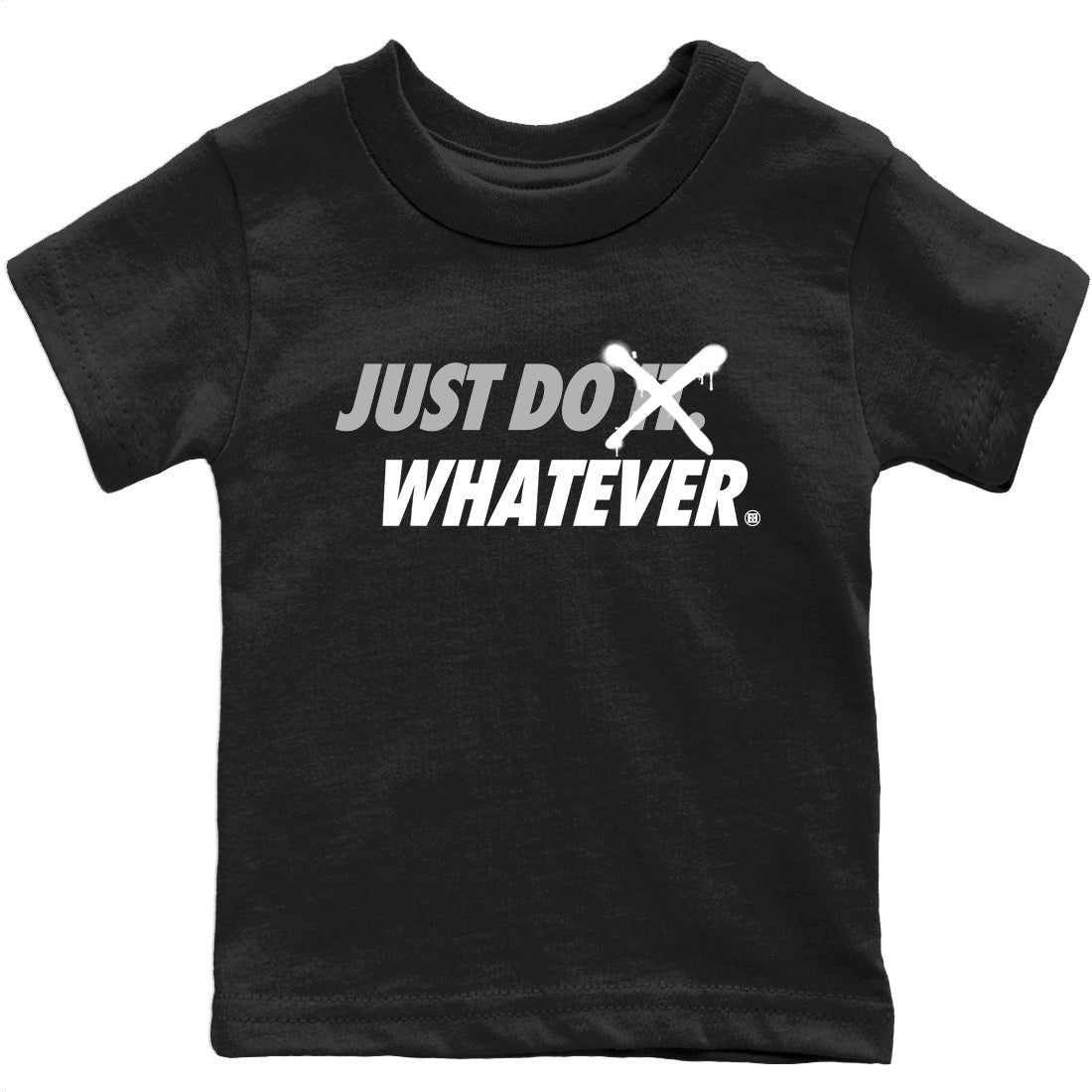 Jordan 4 Military Black Sneaker Matching T-Shirt Just Do Whatever Sneaker Tees Jordan 4 Military Black Sneaker Release Tees Kids Shirts