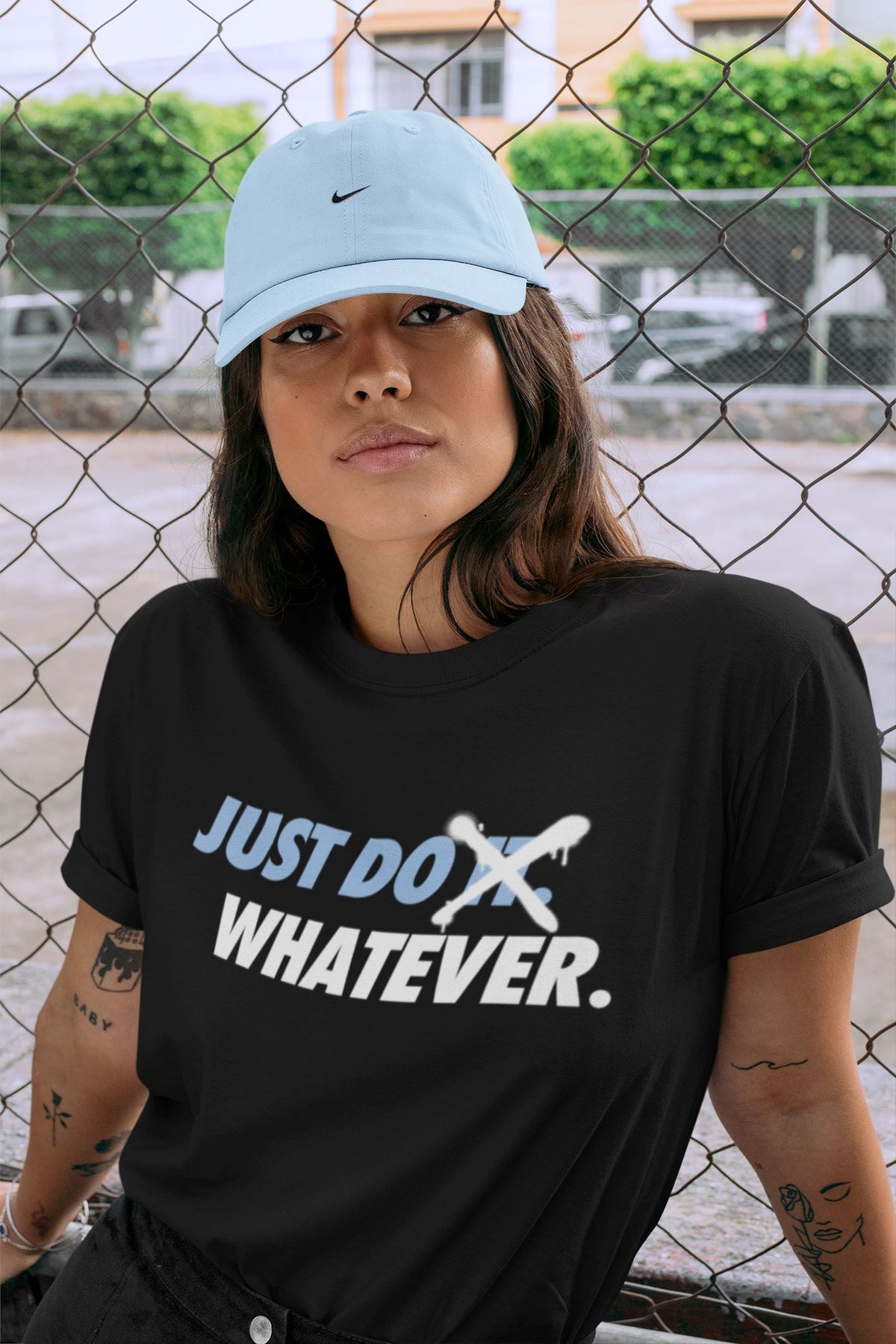 Jordan 6 UNC Shirt To Match Jordans Just Do Whatever Sneaker Tees Jordan 6 UNC Drip Gear Zone Sneaker Matching Clothing Unisex Shirts