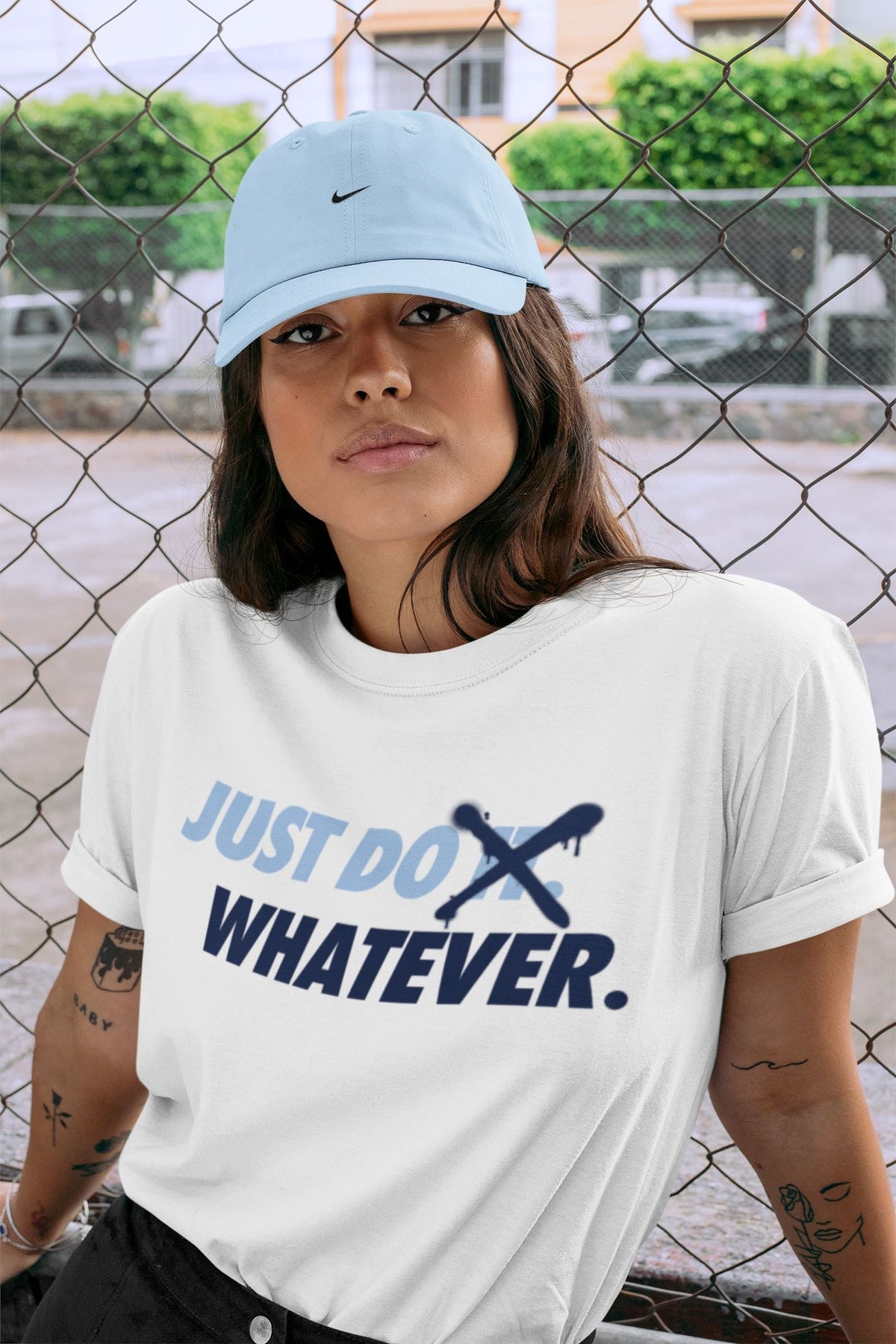 Jordan 6 UNC Shirt To Match Jordans Just Do Whatever Sneaker Tees Jordan 6 UNC Drip Gear Zone Sneaker Matching Clothing Unisex Shirts