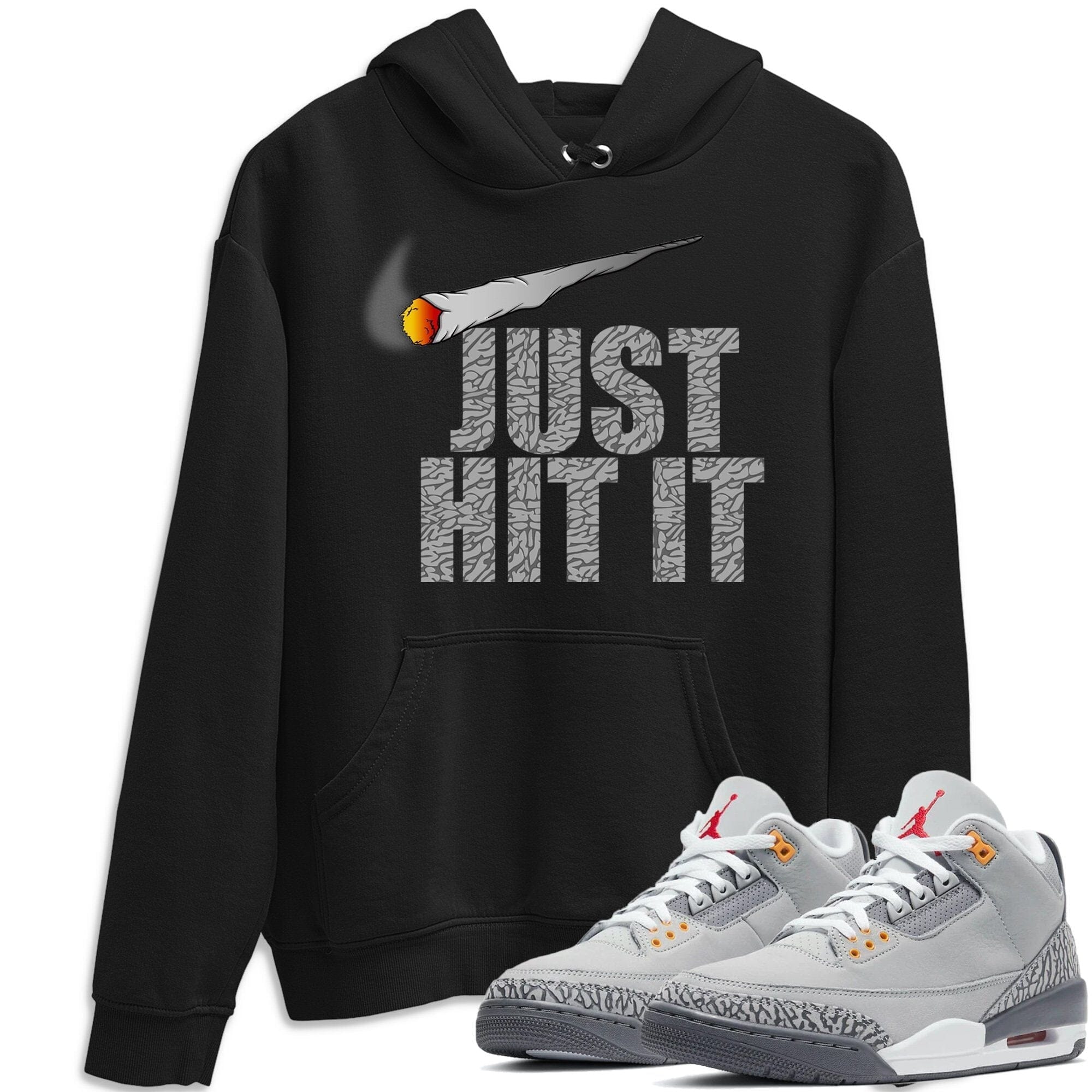 Jordan 3 Cool Grey Shirt To Match Jordans Just Hit It Sneaker Tees Jordan 3 Cool Grey Drip Gear Zone Sneaker Matching Clothing Unisex Shirts