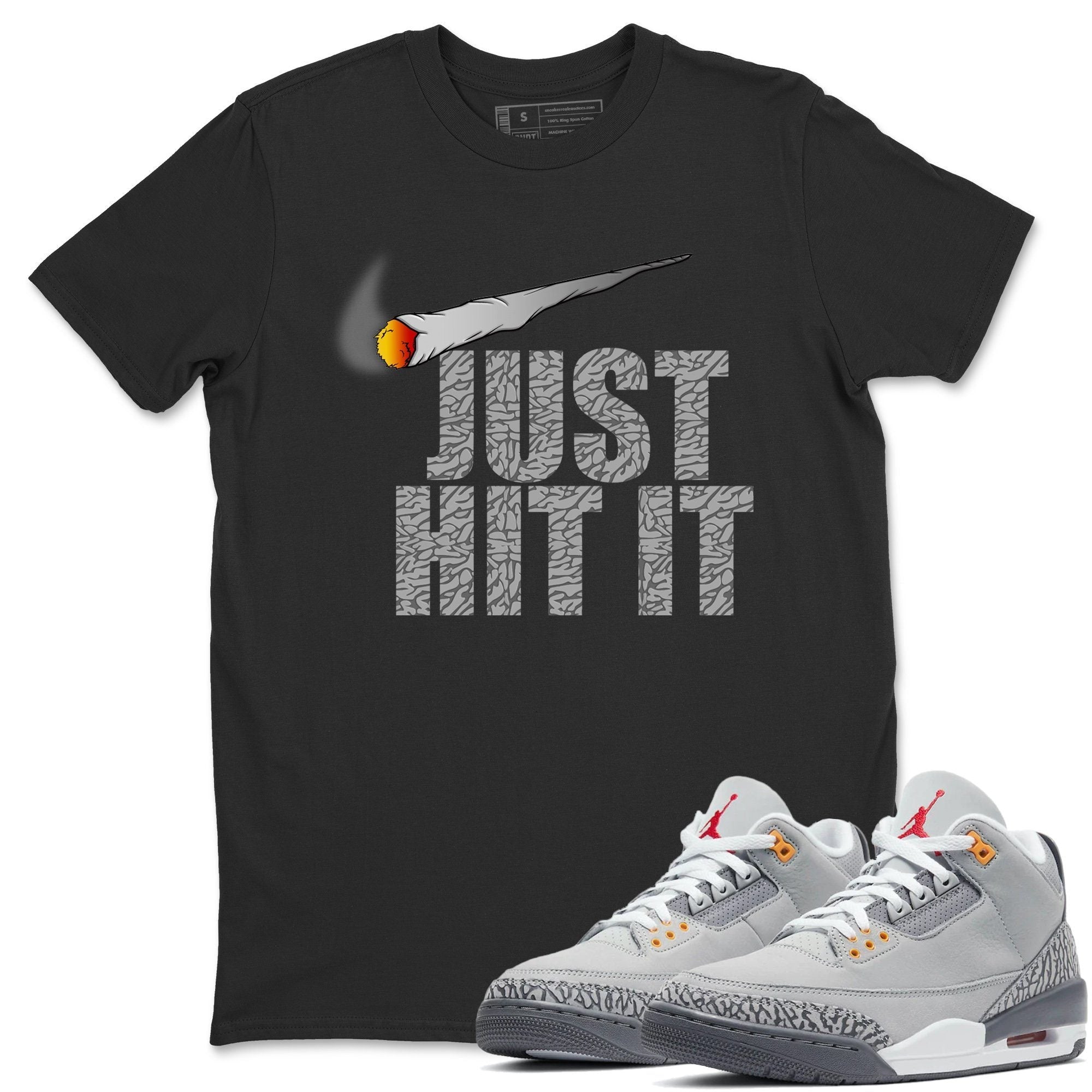 Jordan 3 Cool Grey Shirt To Match Jordans Just Hit It Sneaker Tees Jordan 3 Cool Grey Drip Gear Zone Sneaker Matching Clothing Unisex Shirts