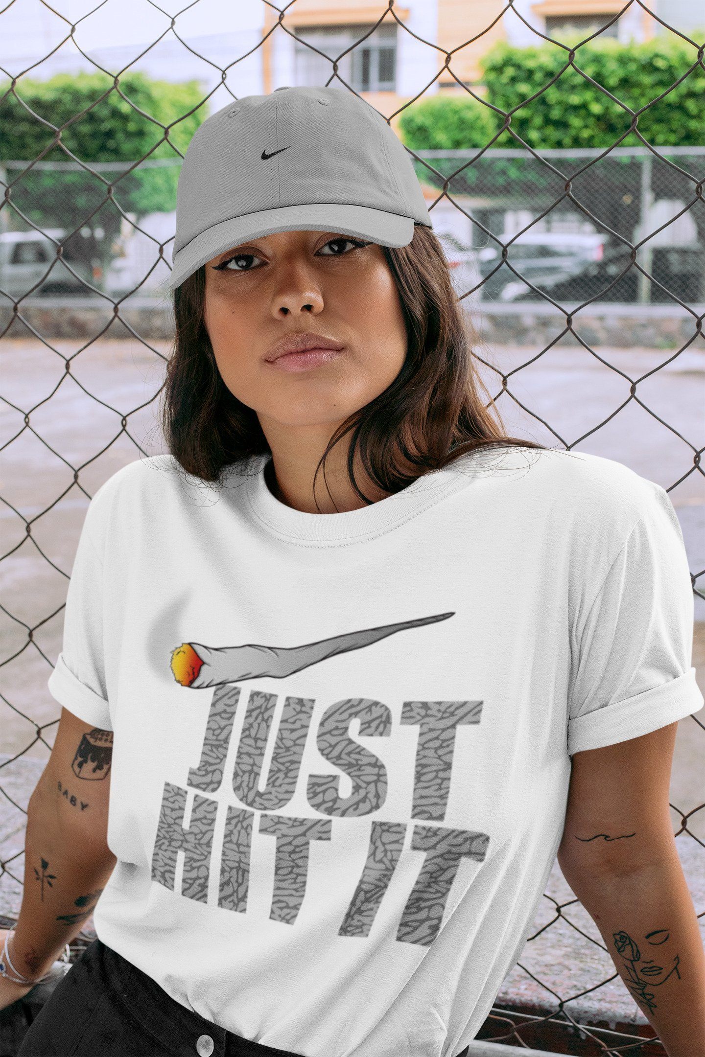 Jordan 3 Cool Grey Shirt To Match Jordans Just Hit It Sneaker Tees Jordan 3 Cool Grey Drip Gear Zone Sneaker Matching Clothing Unisex Shirts