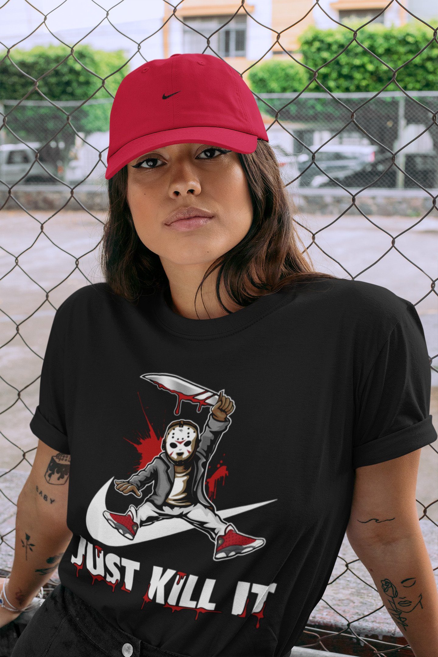 Jordan 13 Red Flint Shirt To Match Jordans Just Kill It Sneaker Tees Jordan 13 Red Flint Drip Gear Zone Sneaker Matching Clothing Unisex Shirts