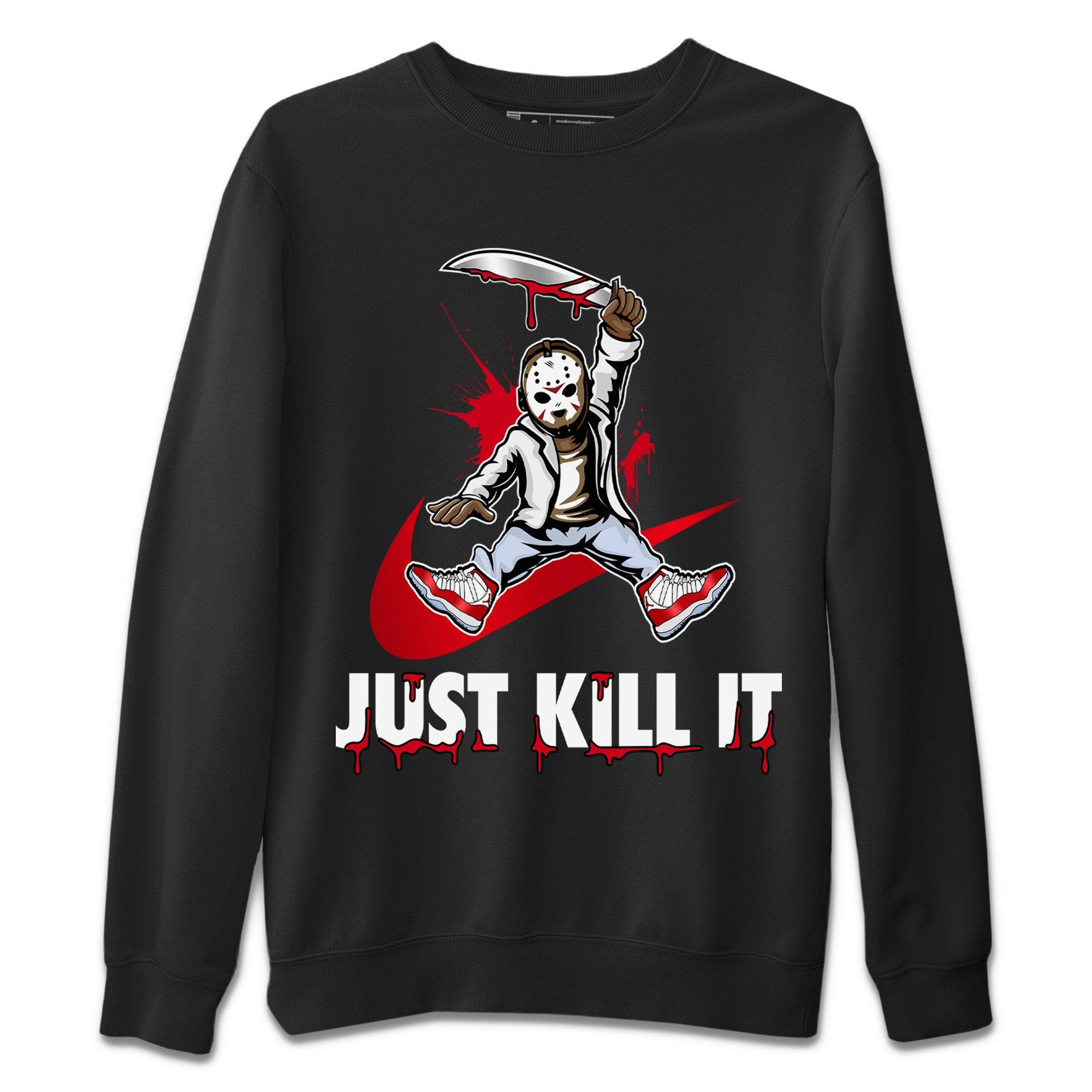Jordan 11 Cherry Shirt To Match Jordans Just Kill It Sneaker Tees Jordan 11 Cherry Drip Gear Zone Sneaker Matching Clothing Unisex Shirts