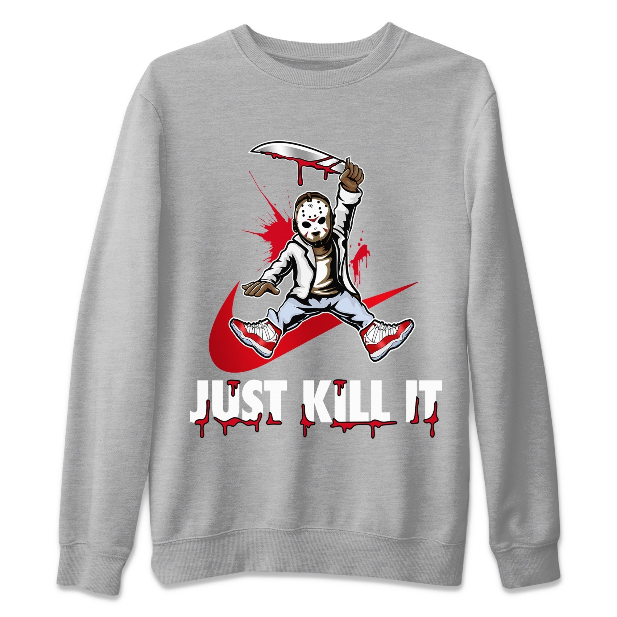 Jordan 11 Cherry Shirt To Match Jordans Just Kill It Sneaker Tees Jordan 11 Cherry Drip Gear Zone Sneaker Matching Clothing Unisex Shirts