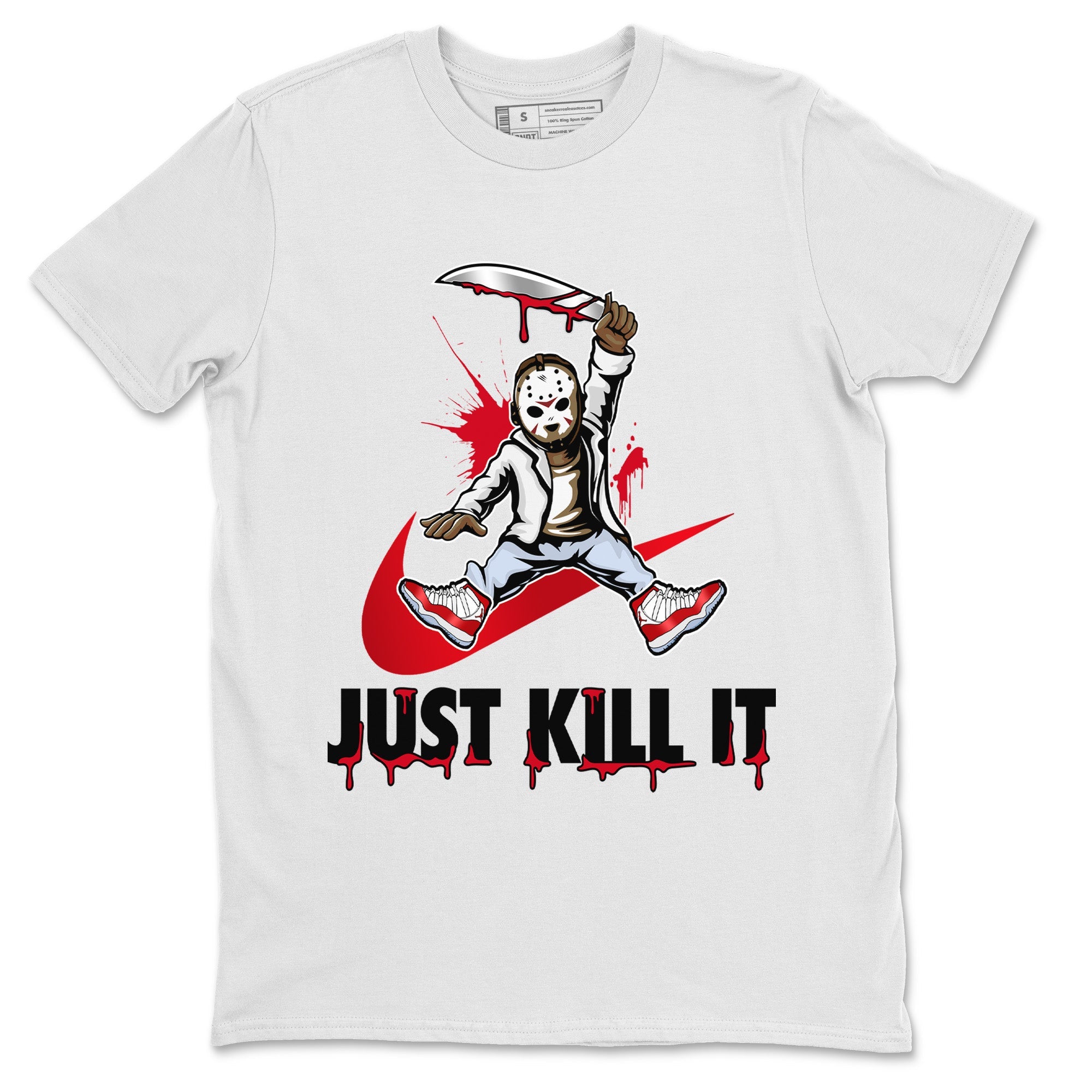 Jordan 11 Cherry Shirt To Match Jordans Just Kill It Sneaker Tees Jordan 11 Cherry Drip Gear Zone Sneaker Matching Clothing Unisex Shirts