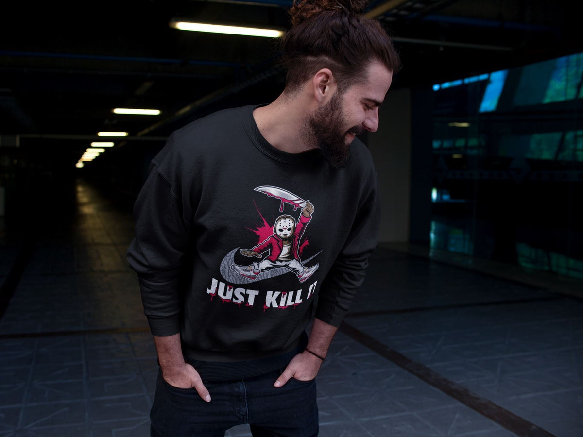 Jordan 3 Cardinal Sneaker Matching T-Shirt Just Kill It Sneaker Tees Jordan 3 Cardinal Sneaker Release Tees Crew Neck Tees
