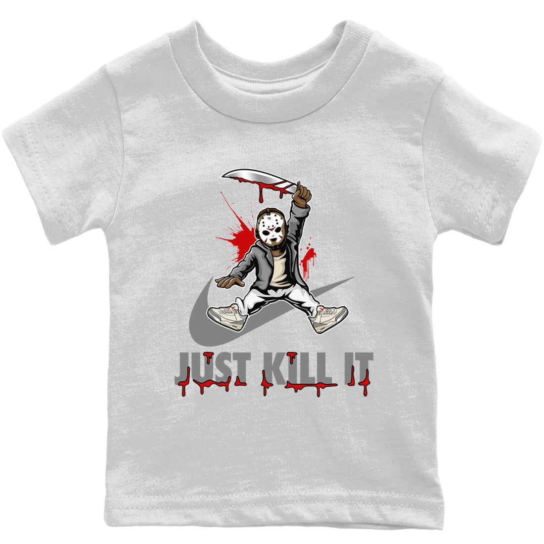 Jordan 3 Muslin Sneaker Matching T-Shirt Just Kill It Sneaker Tees Jordan 3 Muslin Sneaker Release Tees Kids Shirts