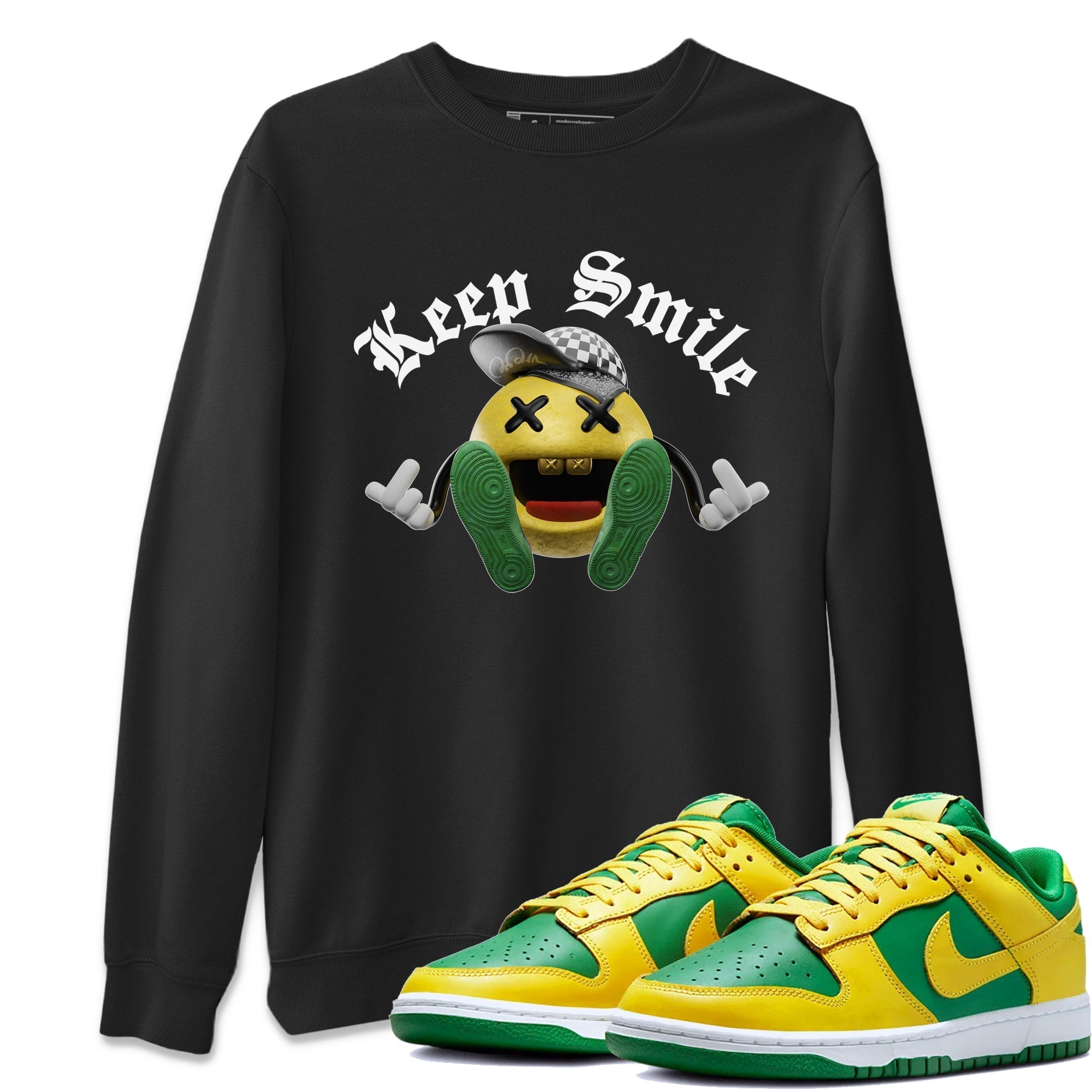 Dunk Reverse Brazil Sneaker Tees Drip Gear Zone Keep Smiling Sneaker Tees Dunk Reverse Brazil Shirt Unisex Shirts