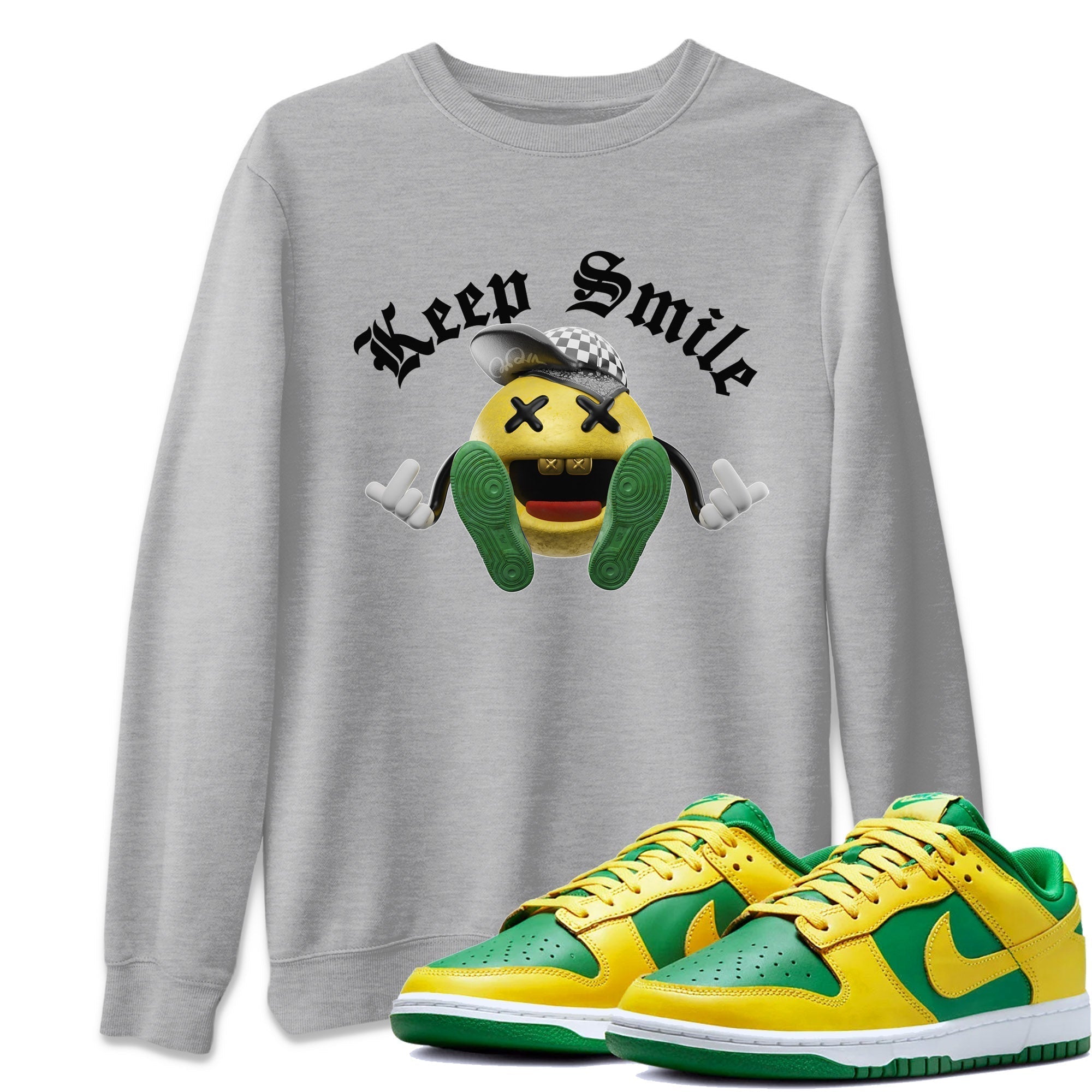 Dunk Reverse Brazil Sneaker Tees Drip Gear Zone Keep Smiling Sneaker Tees Dunk Reverse Brazil Shirt Unisex Shirts