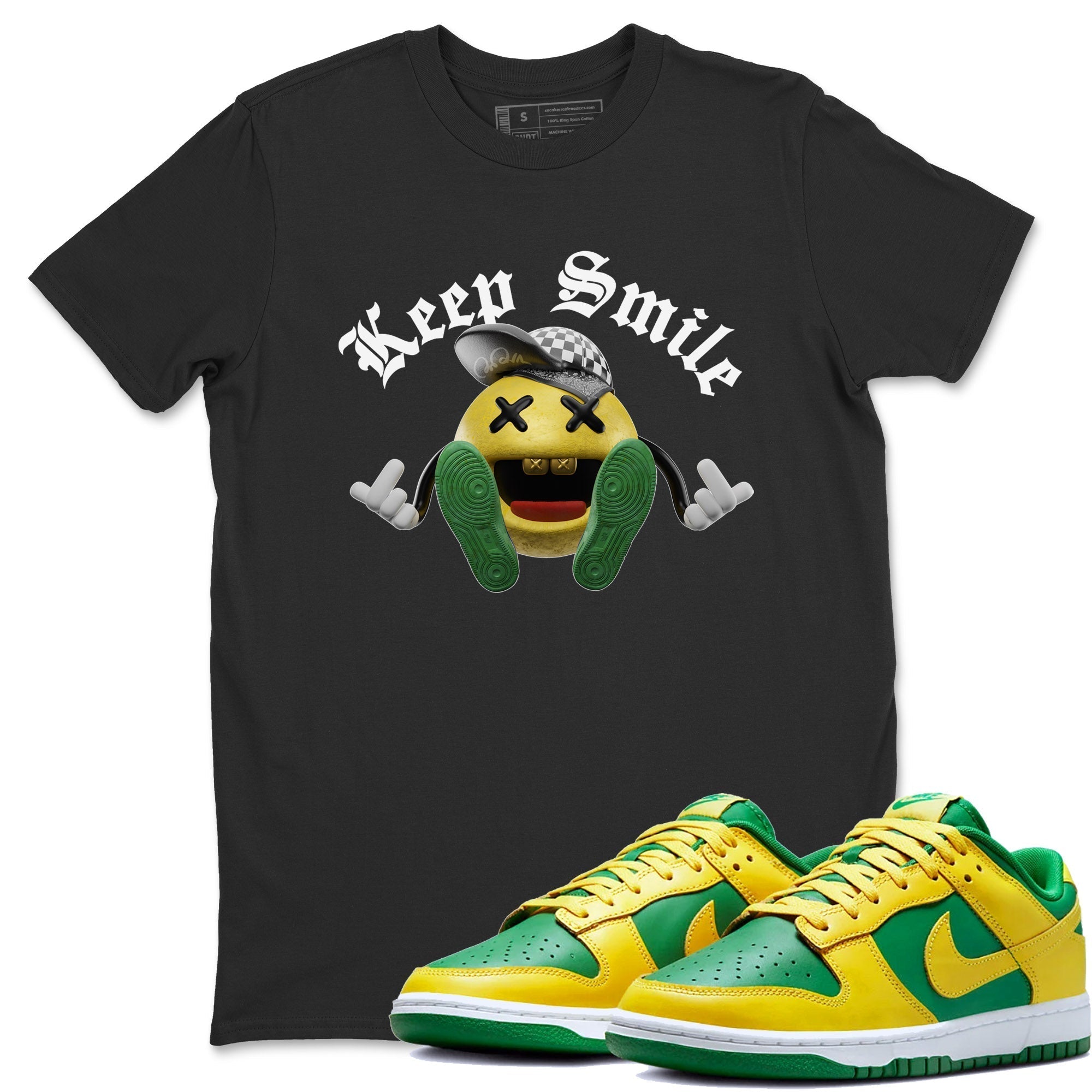 Dunk Reverse Brazil Sneaker Tees Drip Gear Zone Keep Smiling Sneaker Tees Dunk Reverse Brazil Shirt Unisex Shirts
