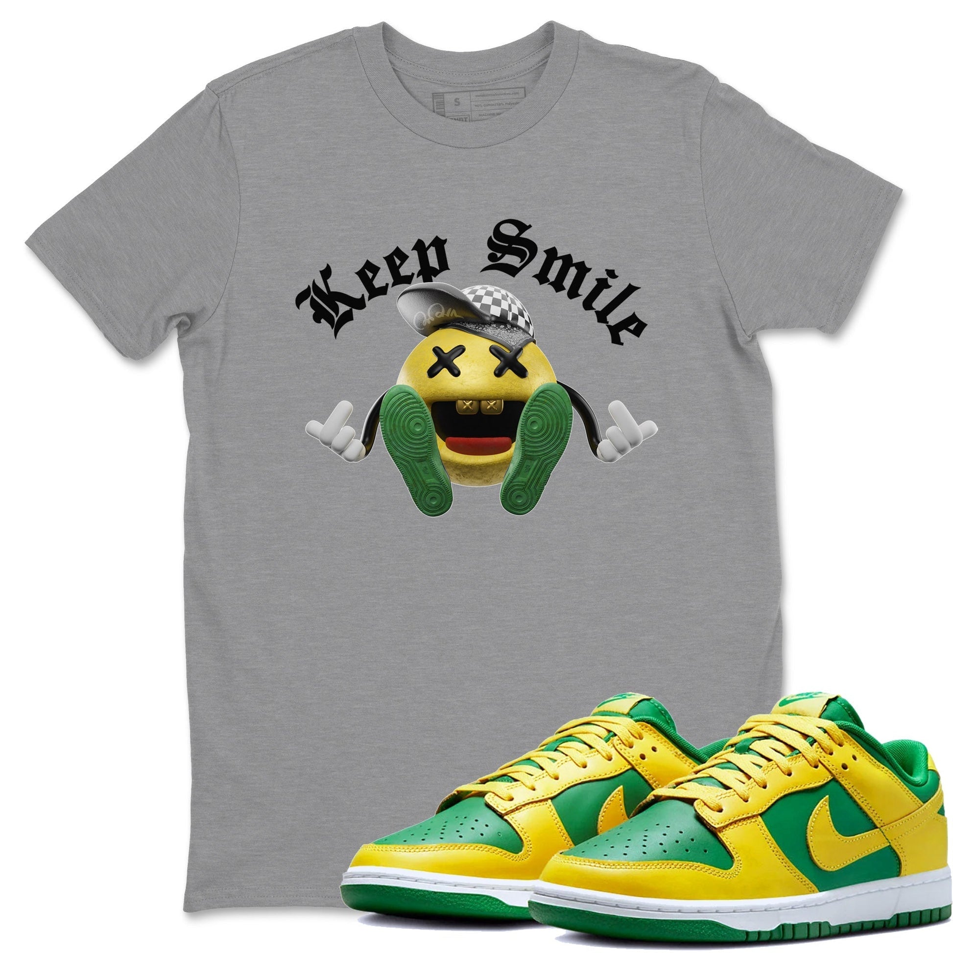 Dunk Reverse Brazil Sneaker Tees Drip Gear Zone Keep Smiling Sneaker Tees Dunk Reverse Brazil Shirt Unisex Shirts