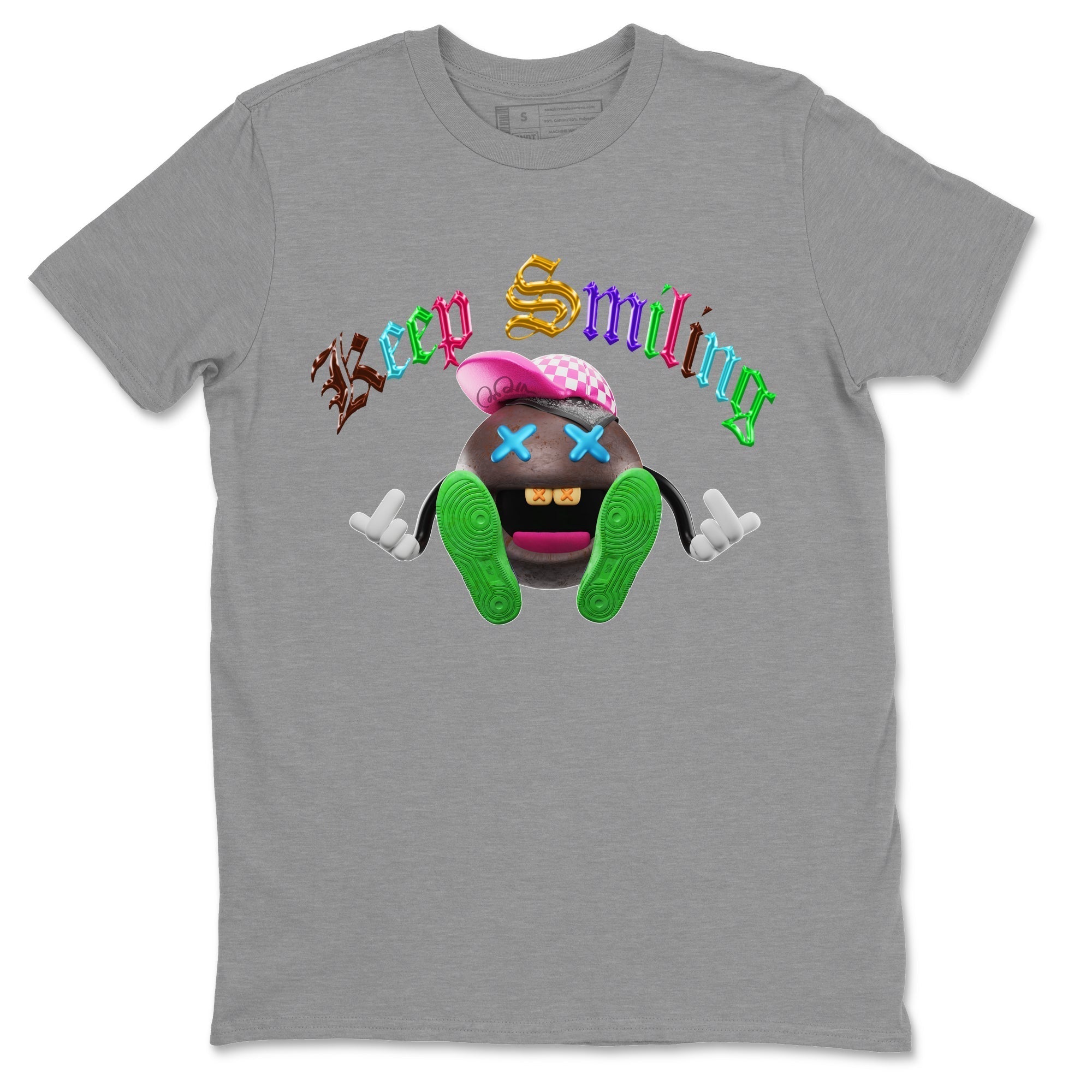 Air Force 1 Undefeated Fauna Brown Sneaker Tees Drip Gear Zone Keep Smiling Sneaker Tees Air Force 1 Undefeated Fauna Brown Shirt Unisex Shirts