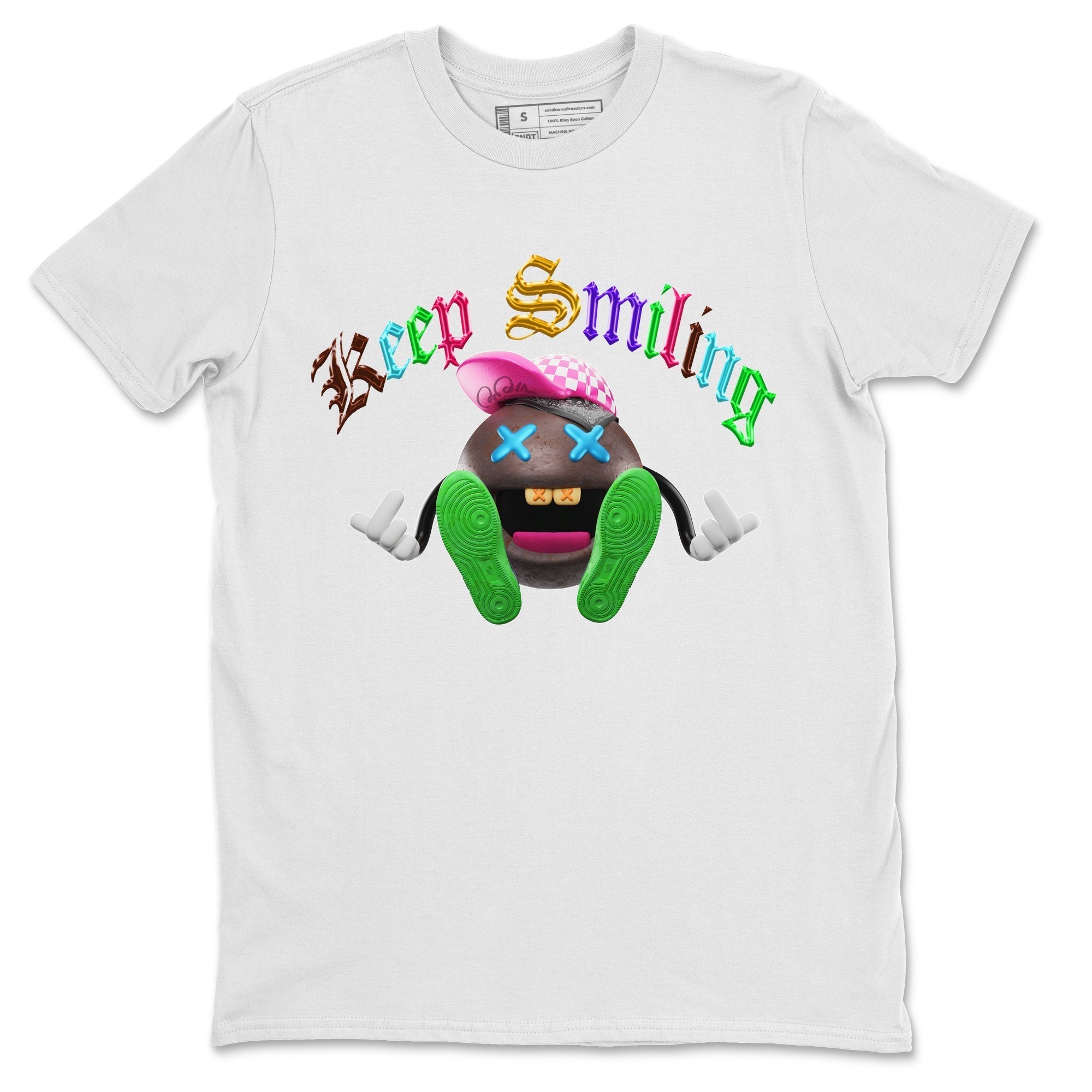 Air Force 1 Undefeated Fauna Brown Sneaker Tees Drip Gear Zone Keep Smiling Sneaker Tees Air Force 1 Undefeated Fauna Brown Shirt Unisex Shirts