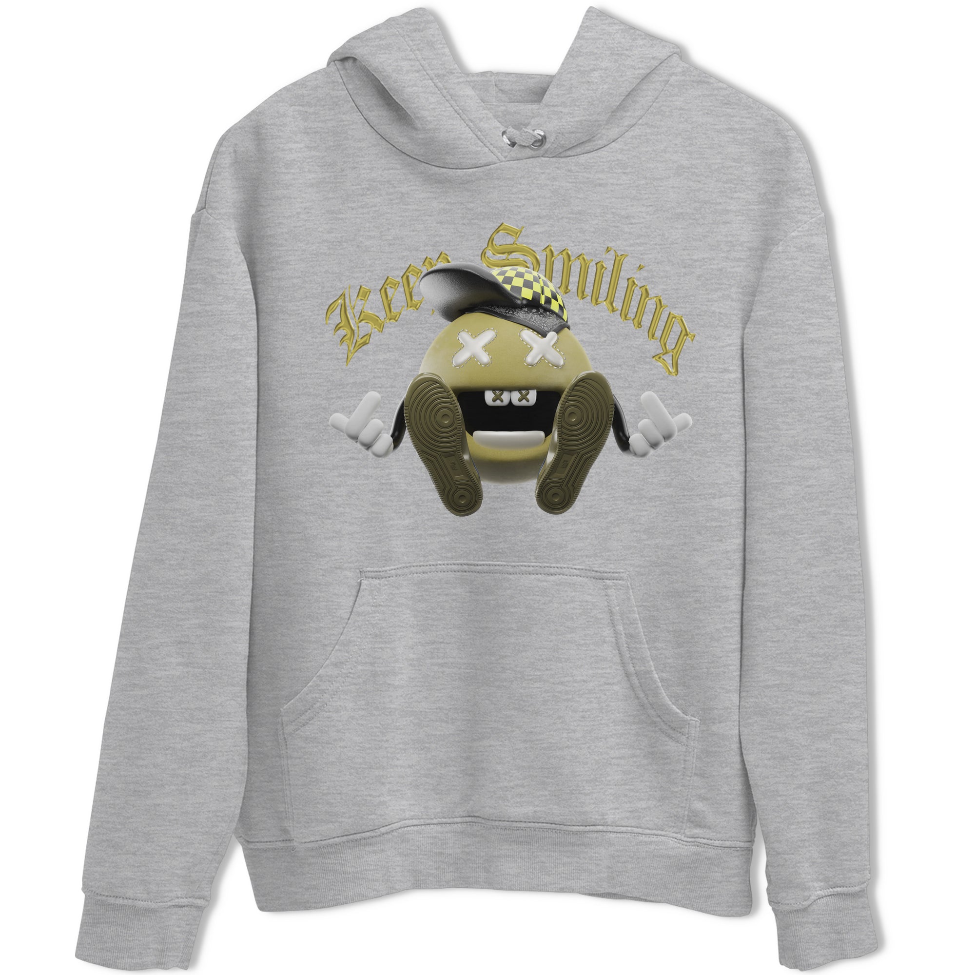 Air Jordan 1 Travis Scott Golf shirt to match jordans Keep Smiling Streetwear Sneaker Shirt AJ1 lowTravis Scott Golf Drip Gear Zone Sneaker Matching Clothing Unisex Heather Grey 2 T-Shirt