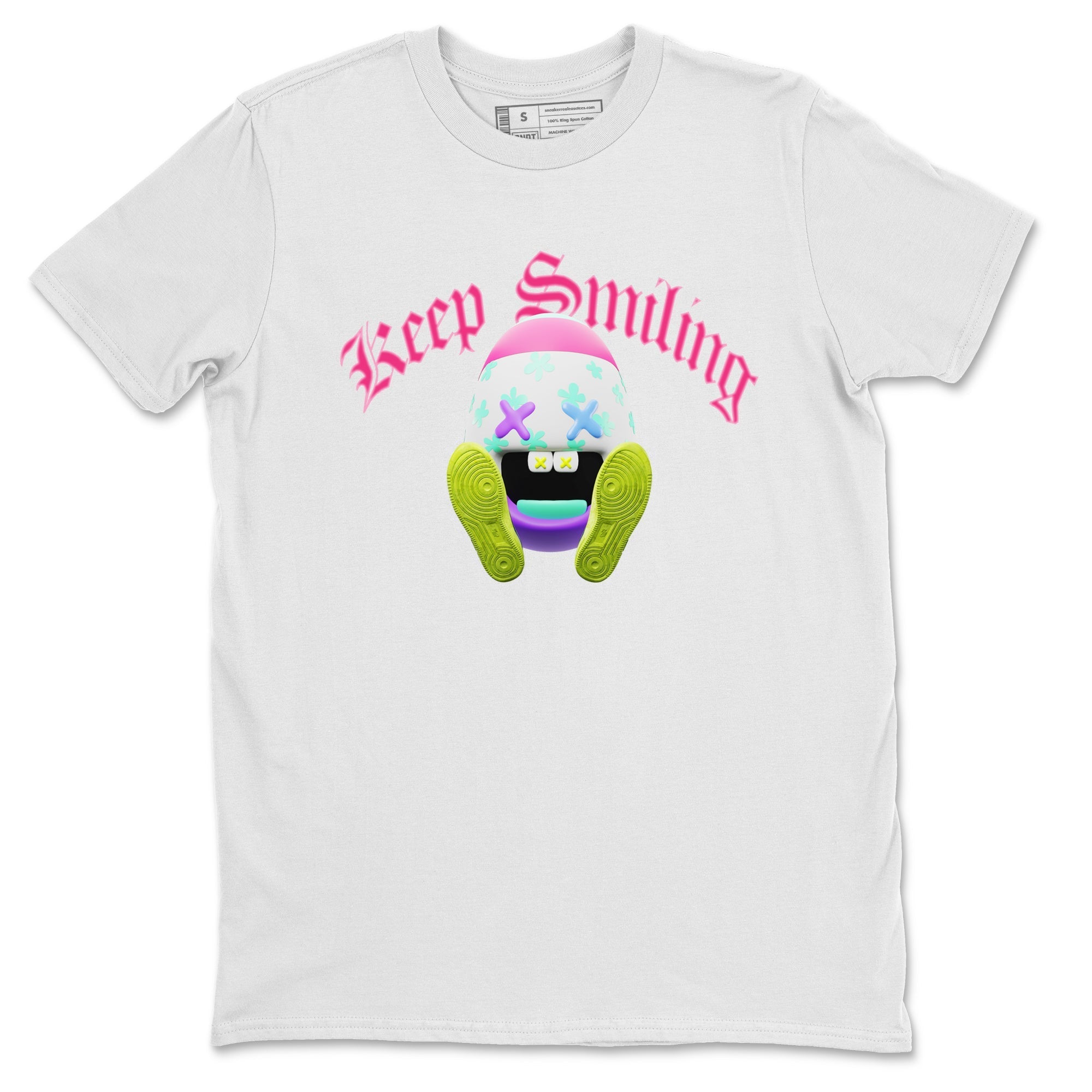 Dunk Easter Candy Sneaker Tees Drip Gear Zone Keep Smiling Sneaker Tees Nike Easter Shirt Unisex Shirts White 2