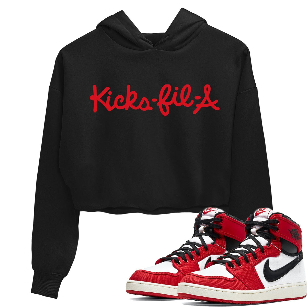 Jordan 1 Chicago Sneaker Matching T-Shirt Kick Fil A Sneaker Tees Jordan 1 Chicago Sneaker Release Tees Women's Shirts