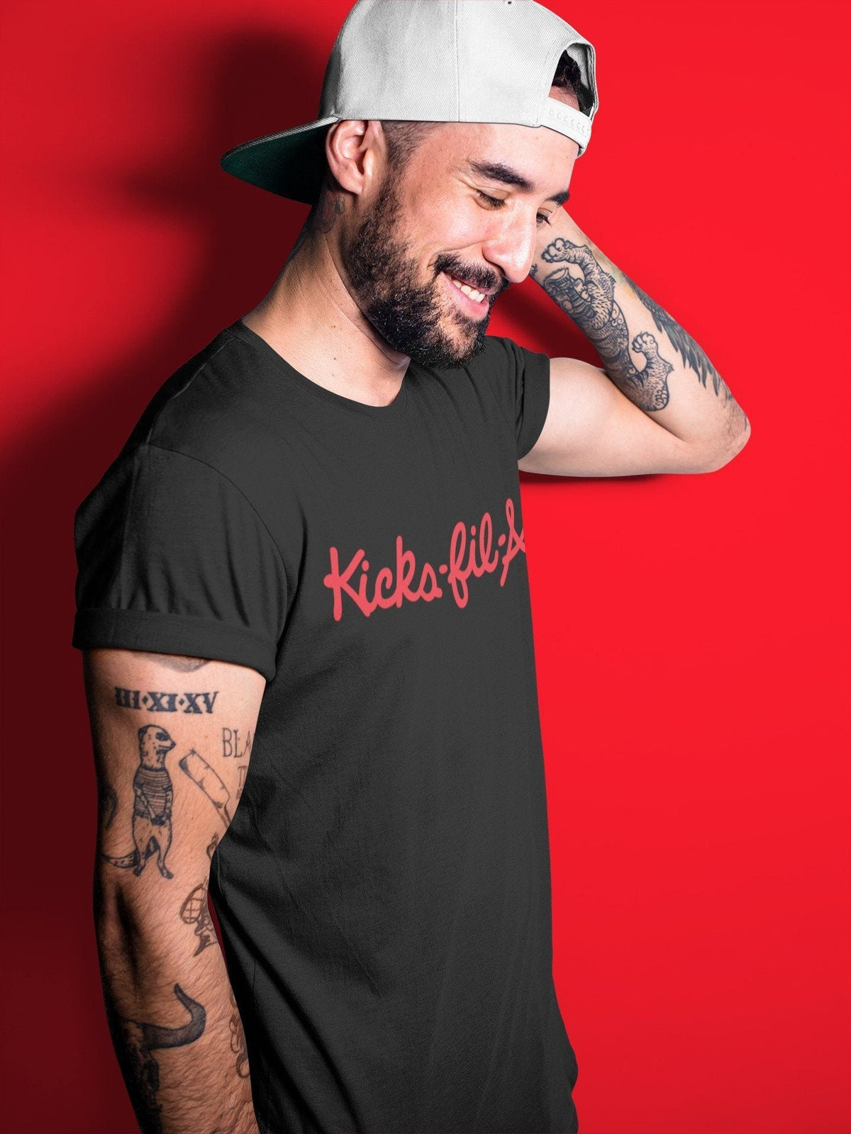Jordan 1 Chicago Sneaker Matching T-Shirt Kick Fil A Sneaker Tees Jordan 1 Chicago Sneaker Release Tees Crew Neck Tees