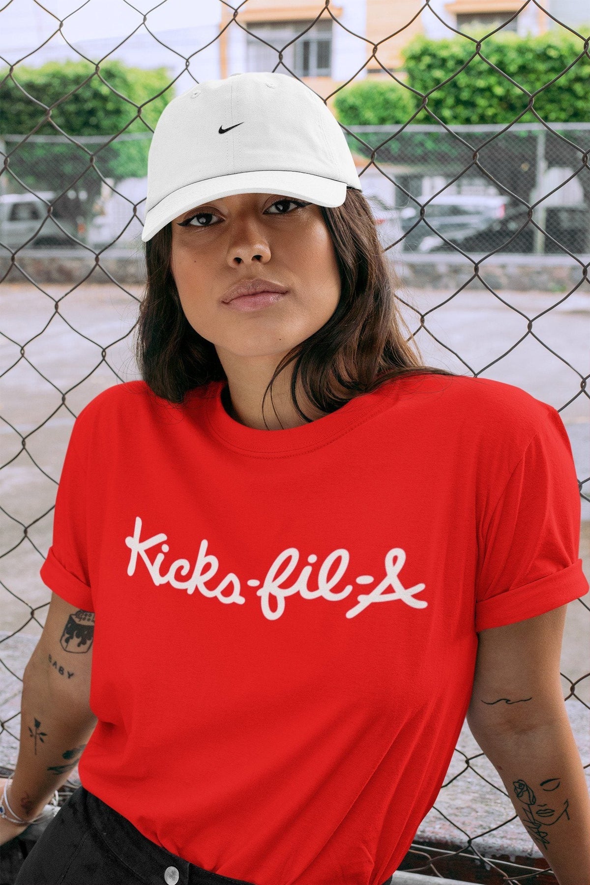 Jordan 1 Chicago Sneaker Matching T-Shirt Kick Fil A Sneaker Tees Jordan 1 Chicago Sneaker Release Tees Crew Neck Tees