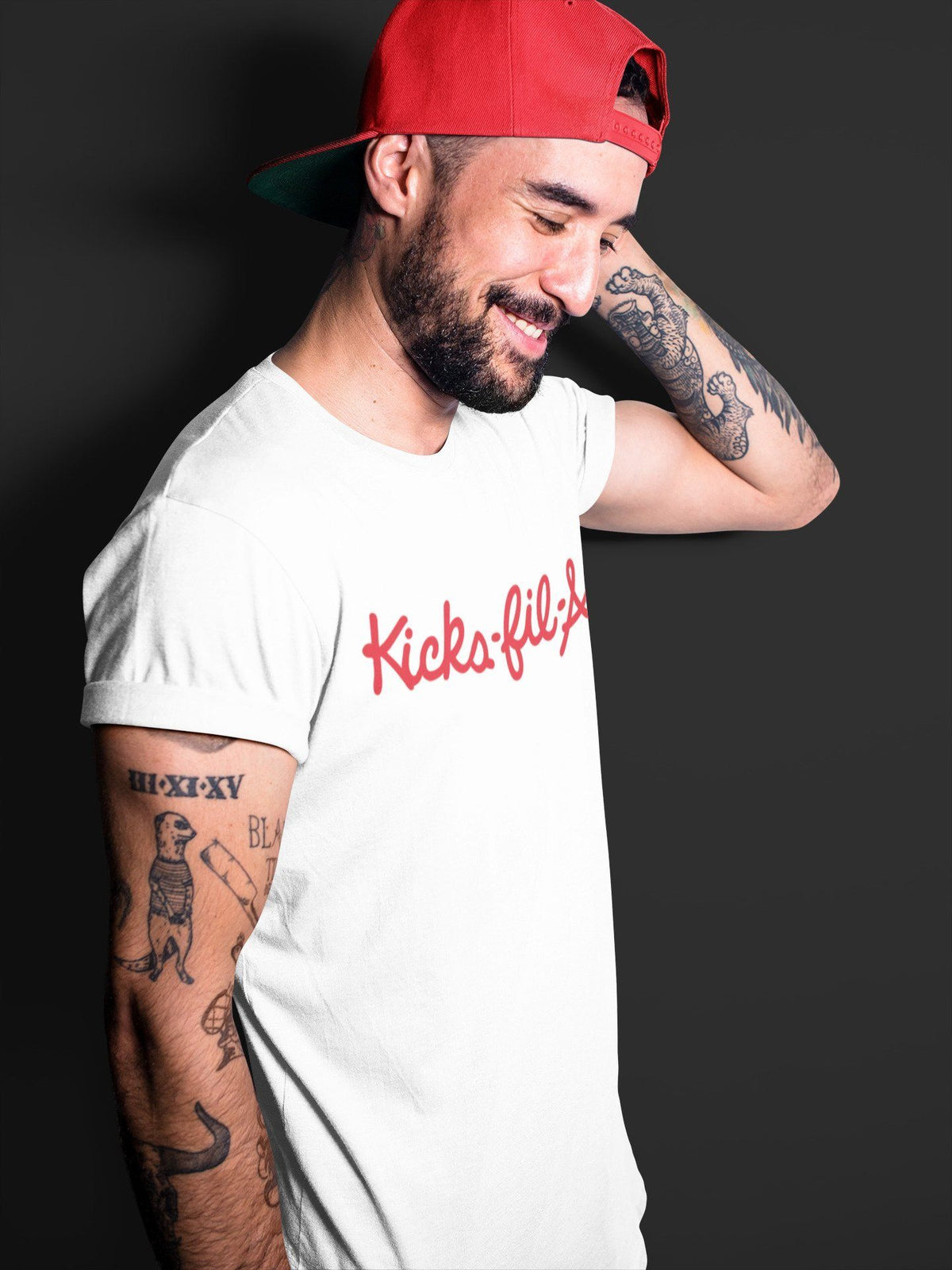 Jordan 1 Chicago Sneaker Matching T-Shirt Kick Fil A Sneaker Tees Jordan 1 Chicago Sneaker Release Tees Crew Neck Tees