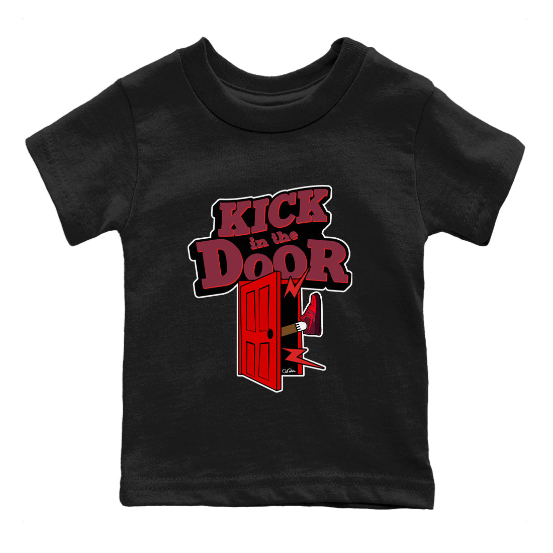 Air Force 1 Layers of Love shirt to match jordans Kick In The Door sneaker tees af1 Layers of Love Drip Gear Zone baby toddler Black 2 cotton Shirt