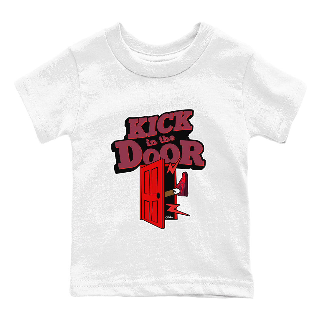 Air Force 1 Layers of Love shirt to match jordans Kick In The Door sneaker tees af1 Layers of Love Drip Gear Zone baby toddler White 2 cotton Shirt