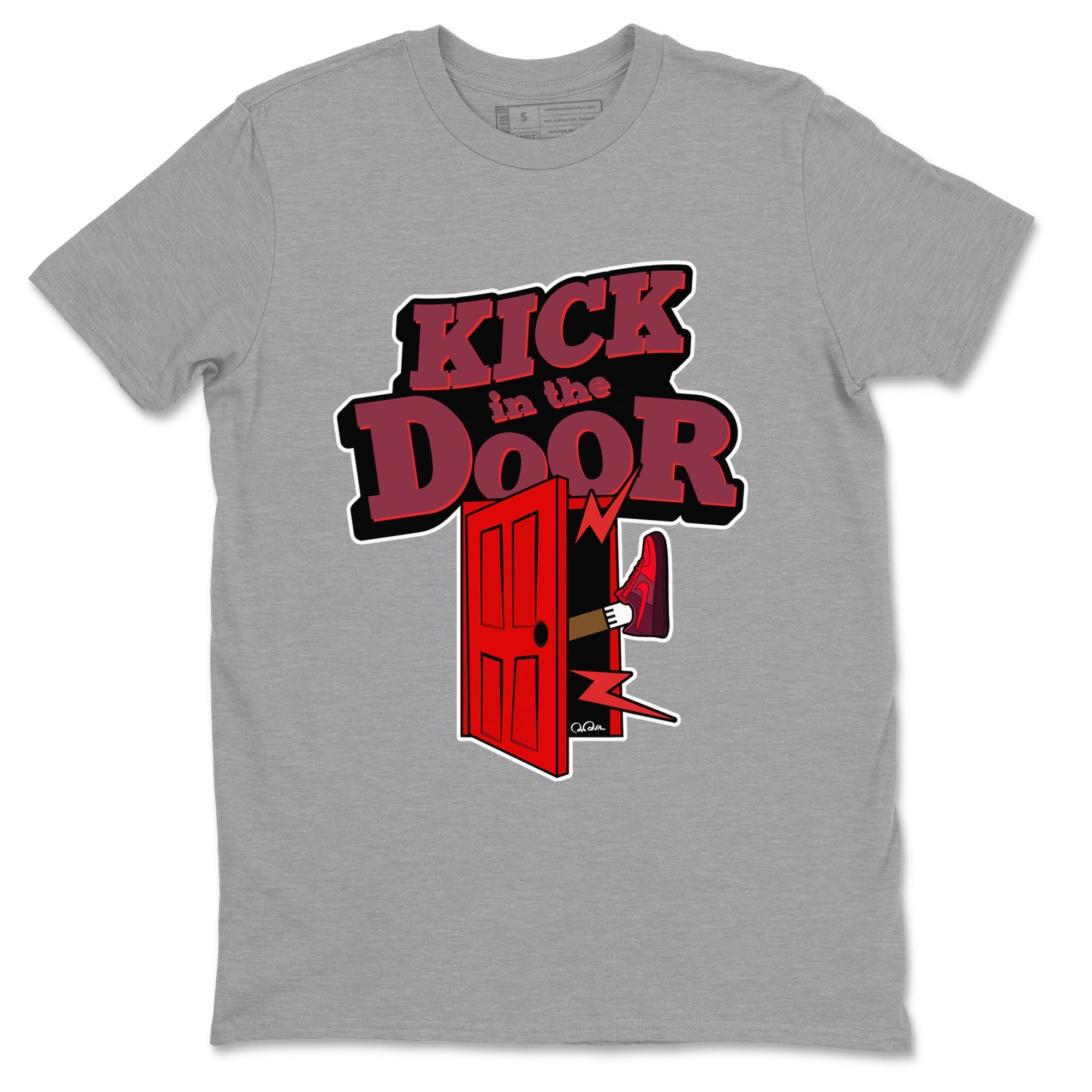 Air Force 1 Layers of Love shirt to match jordans Kick In The Door sneaker tees af1 Layers of Love Drip Gear Zone unisex cotton Heather Grey 2 crew neck shirt