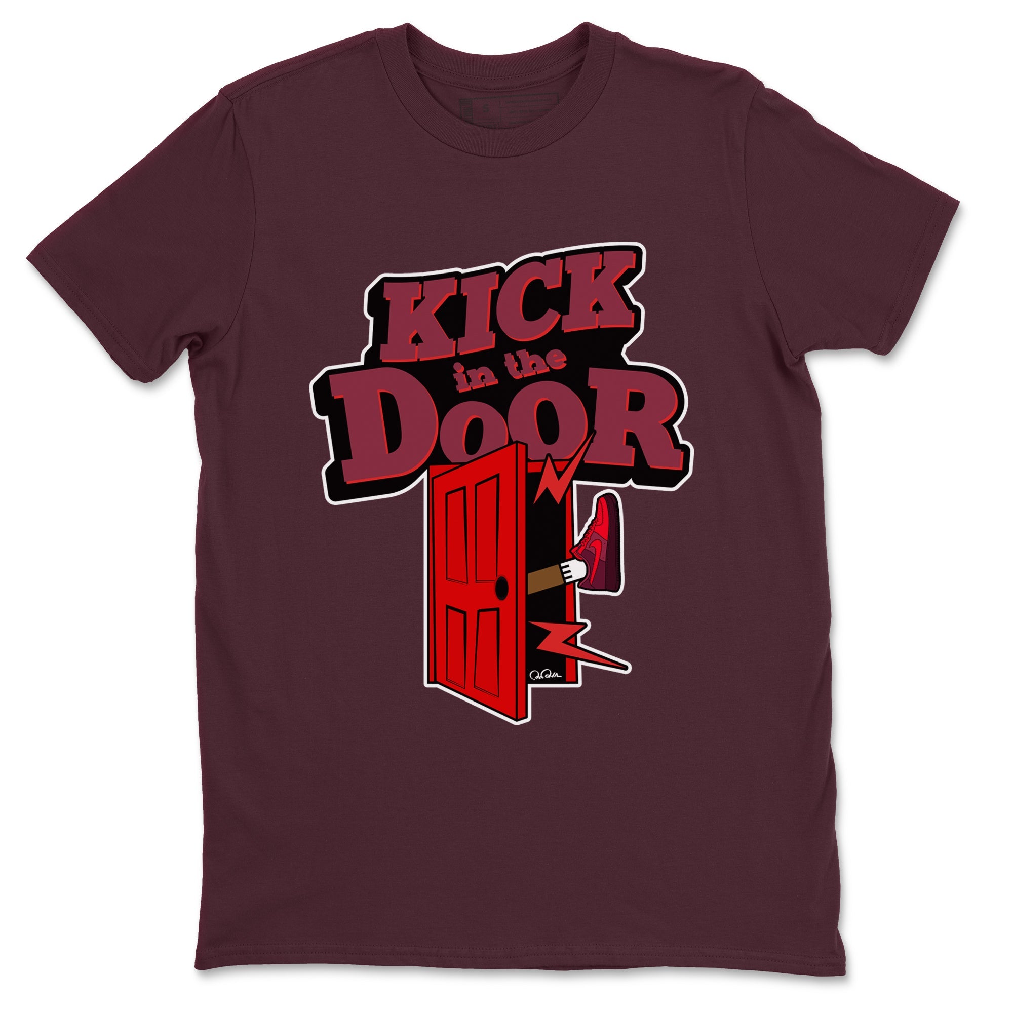 Air Force 1 Layers of Love shirt to match jordans Kick In The Door sneaker tees af1 Layers of Love Drip Gear Zone unisex cotton Maroon 2 crew neck shirt
