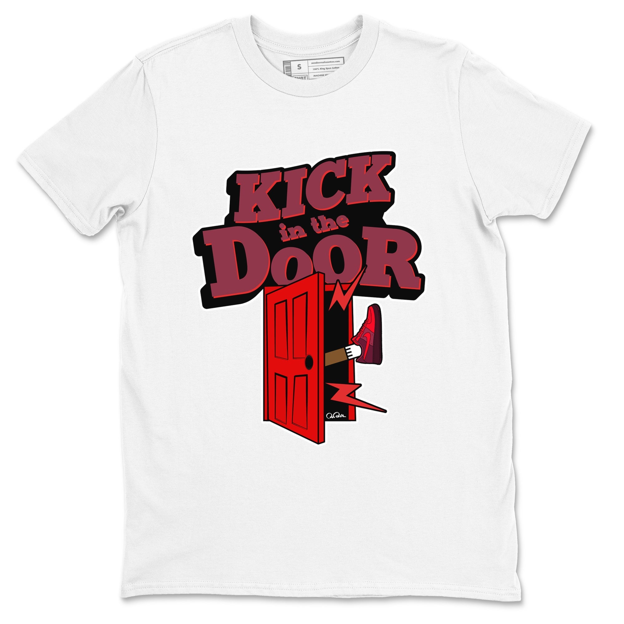 Air Force 1 Layers of Love shirt to match jordans Kick In The Door sneaker tees af1 Layers of Love Drip Gear Zone unisex cotton White 2 crew neck shirt