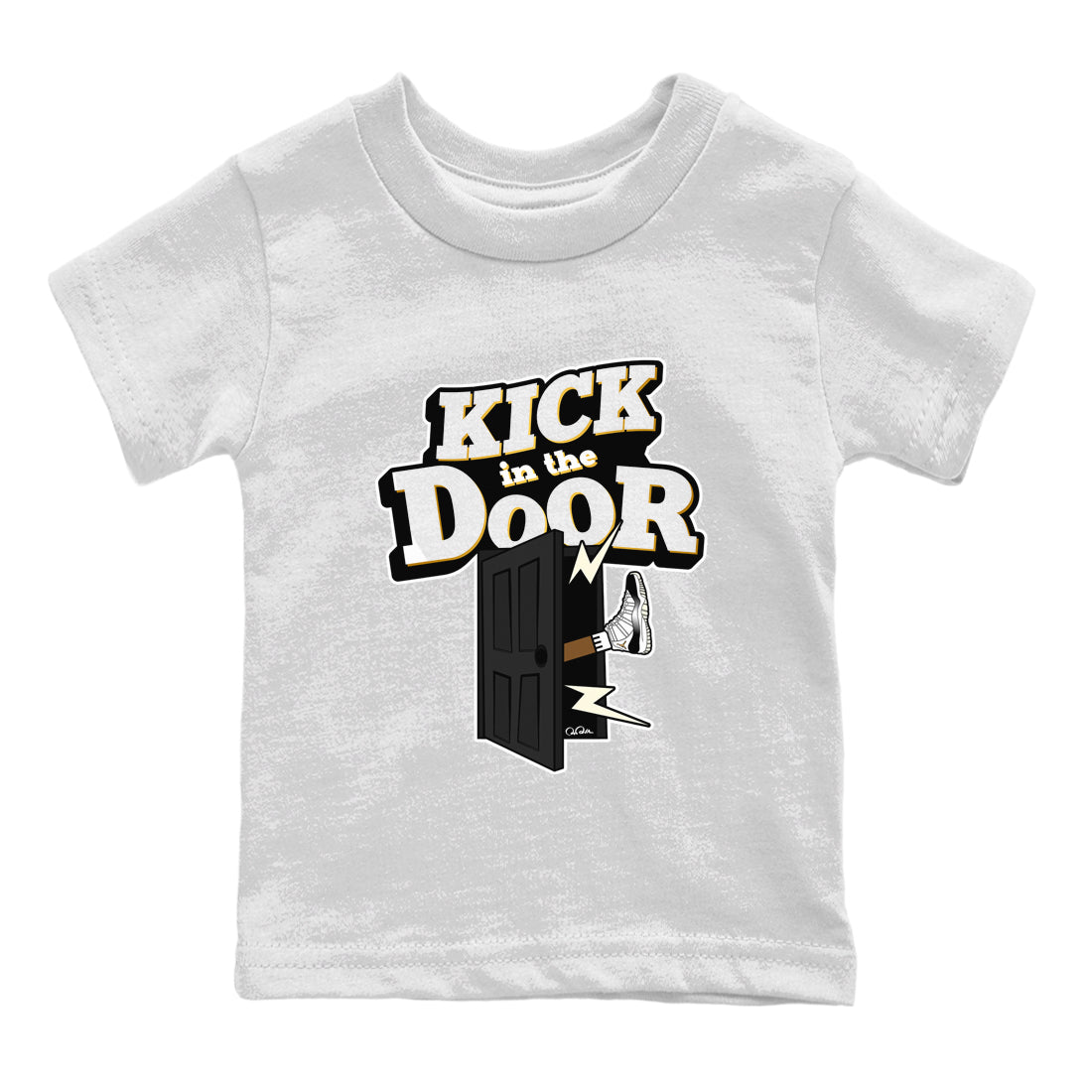 Air Jordan 11 Gratitude shirt to match jordans Kick In The Door sneaker tees AJ11 Gratitude Drip Gear Zone Baby Toddler White 2 T-Shirt