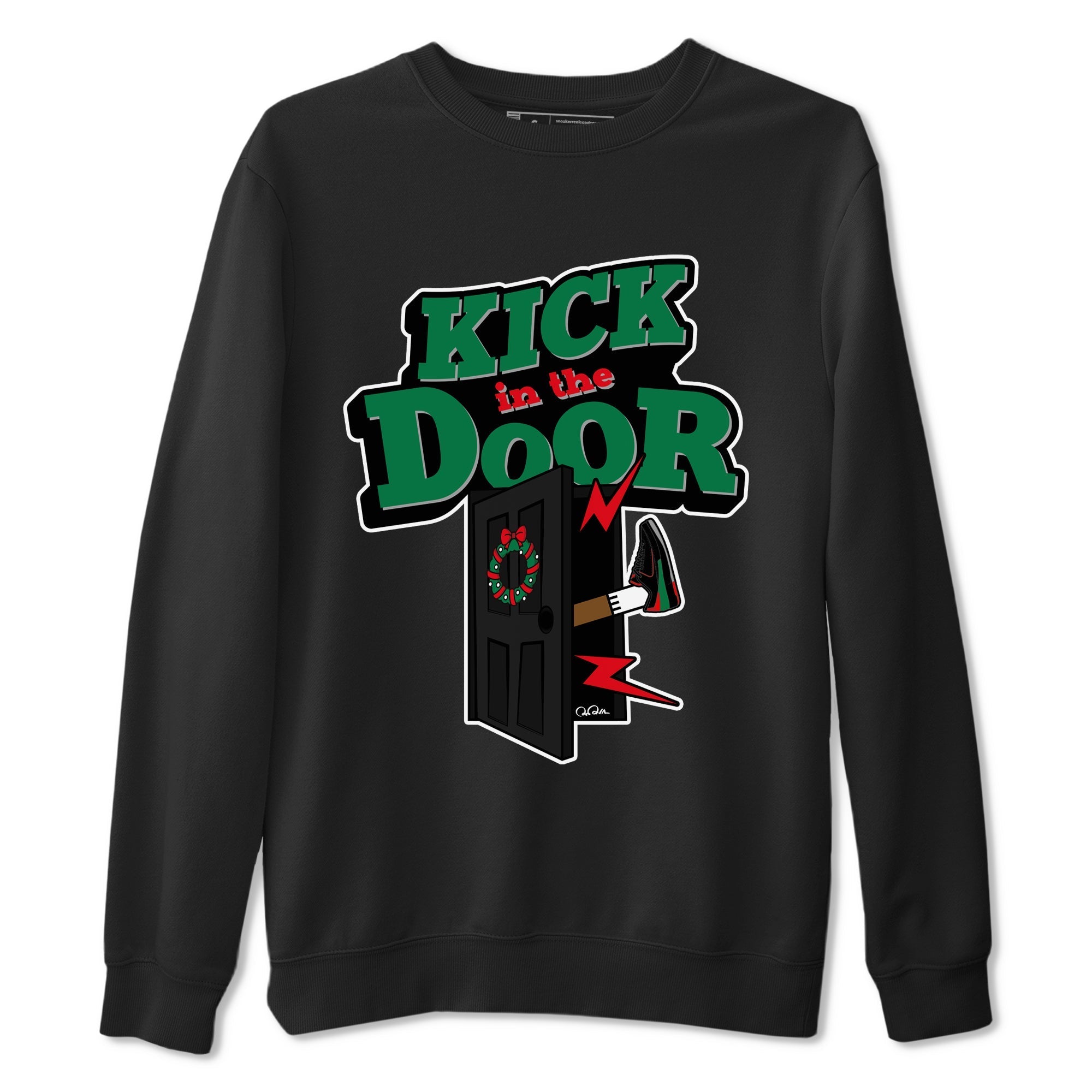 Jordan 2 Low Christmas X-mas Holiday special gift shirt to match jordans Kick In The Door sneaker tees Air Jordan 2 Christmas Drip Gear Zone Unisex Black 2 T-Shirt