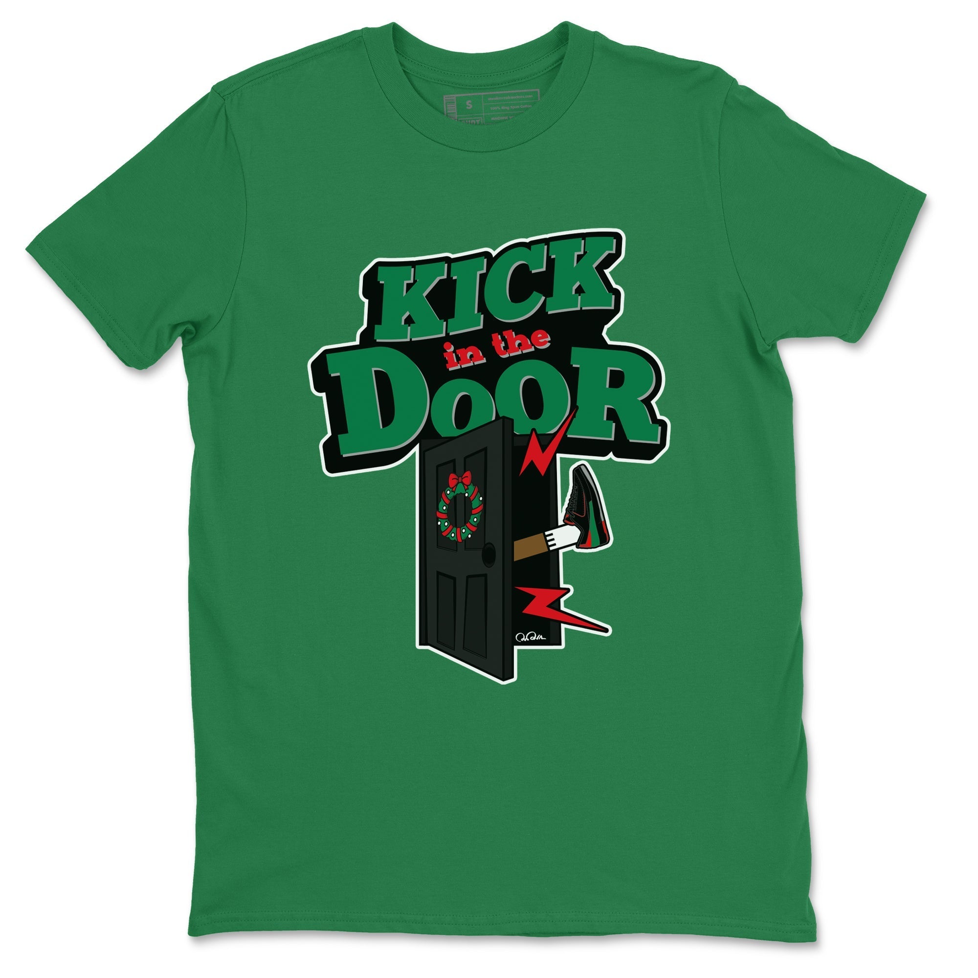 Jordan 2 Low Christmas X-mas Holiday special gift shirt to match jordans Kick In The Door sneaker tees Air Jordan 2 Christmas Drip Gear Zone Unisex Kelly Green 2 T-Shirt